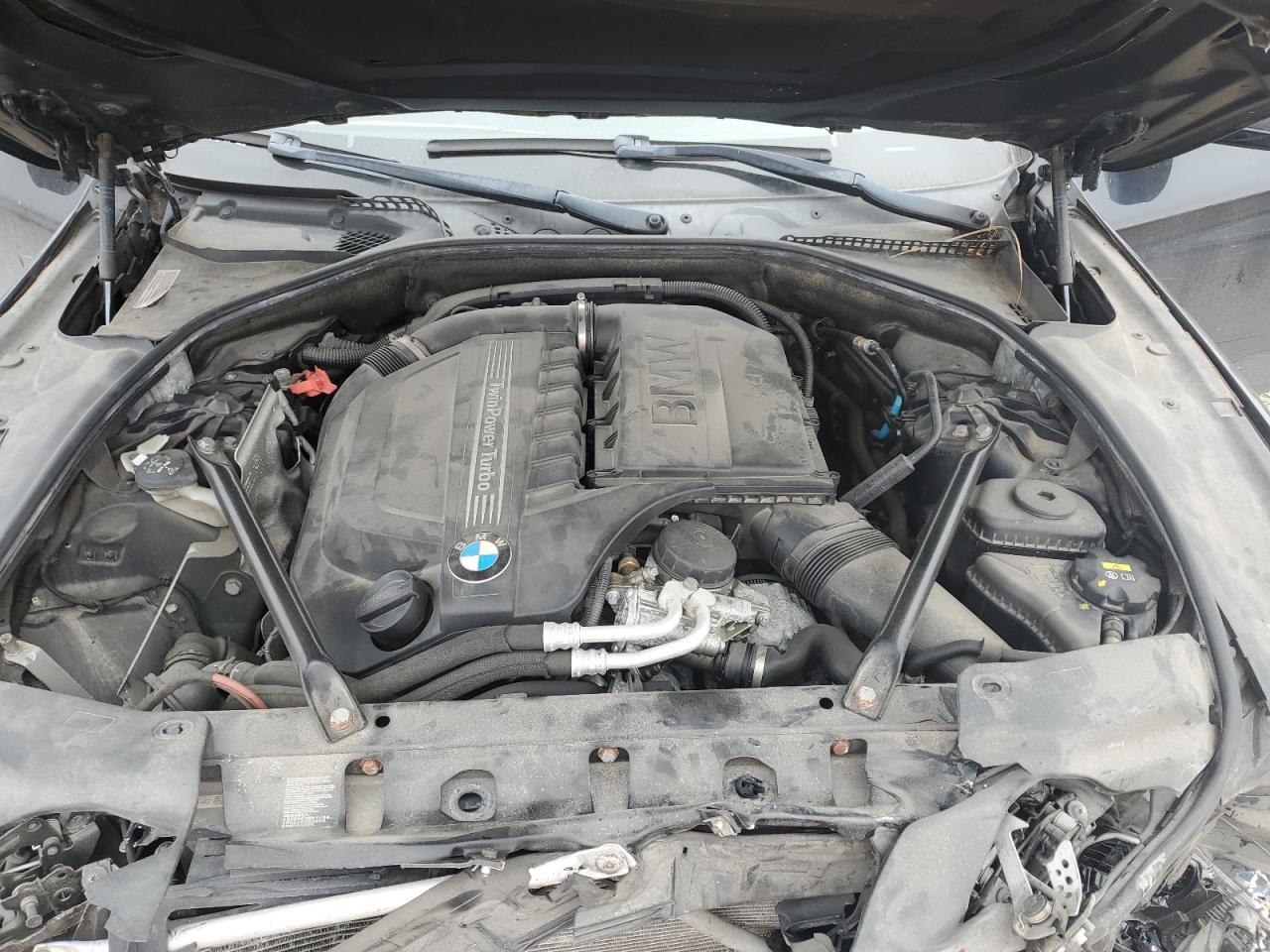 2015 BMW 6er VIN WBA6B8C58FD453291 Copart auction photo, front end damage thumbnail 12
