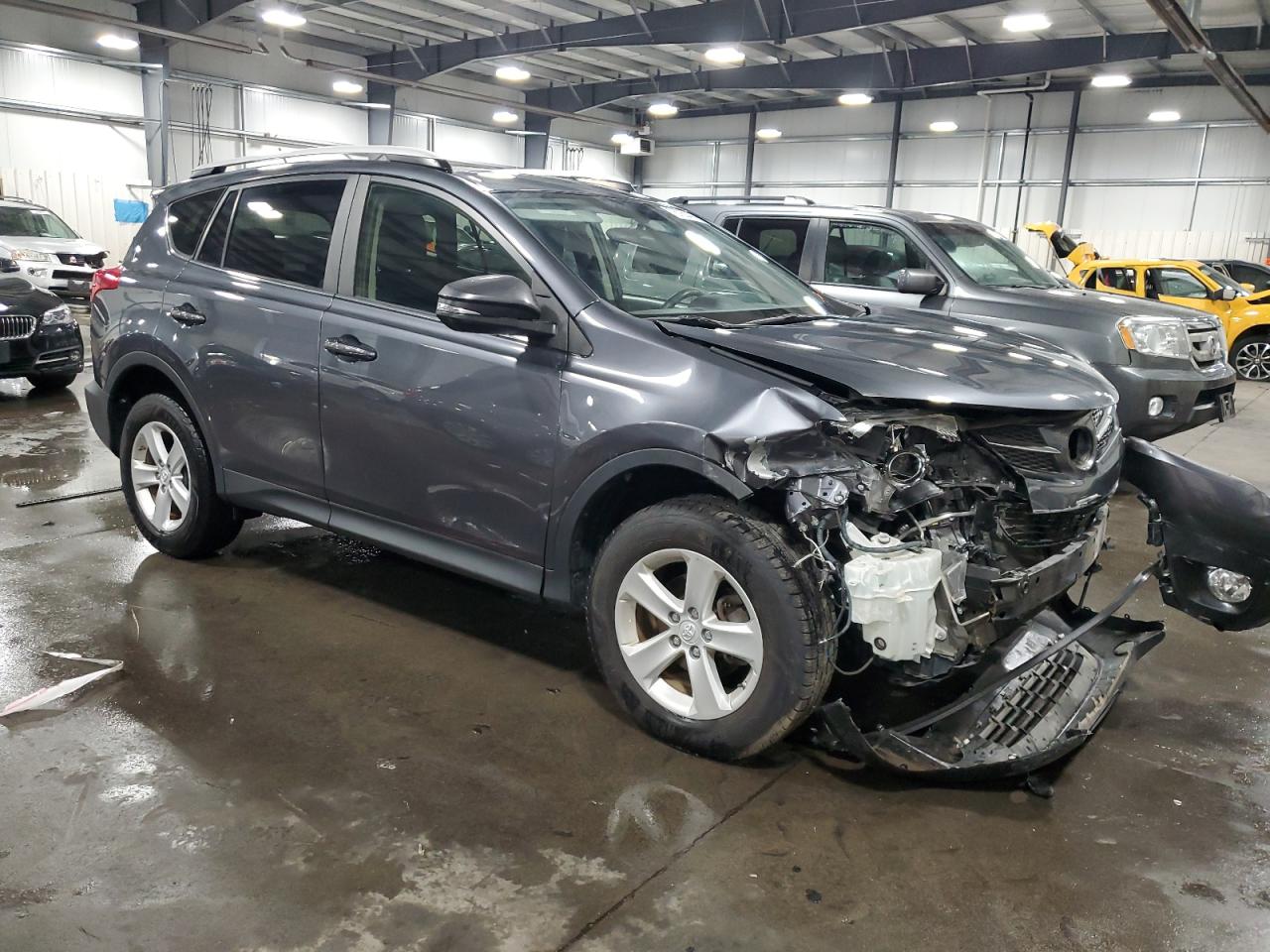 2013 Toyota RAV 4 VIN JTMRFREV8DD002835 Copart auction photo, front end damage thumbnail 4