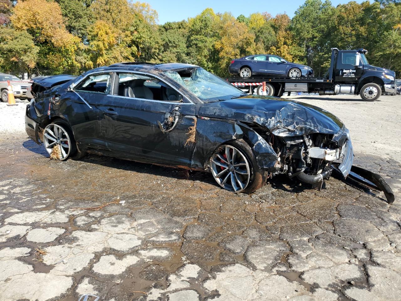 2018 Audi RS5 VIN WAUP4AF55JA003030 Copart auction photo, rollover damage thumbnail 4