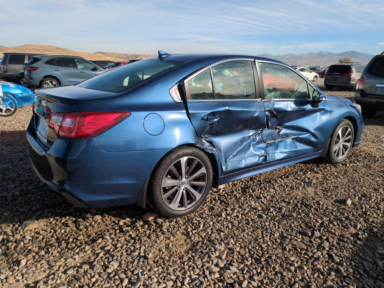 2019 Subaru Legacy VIN 4S3BNAN6XK3023560 Copart auction photo, side damage thumbnail 3