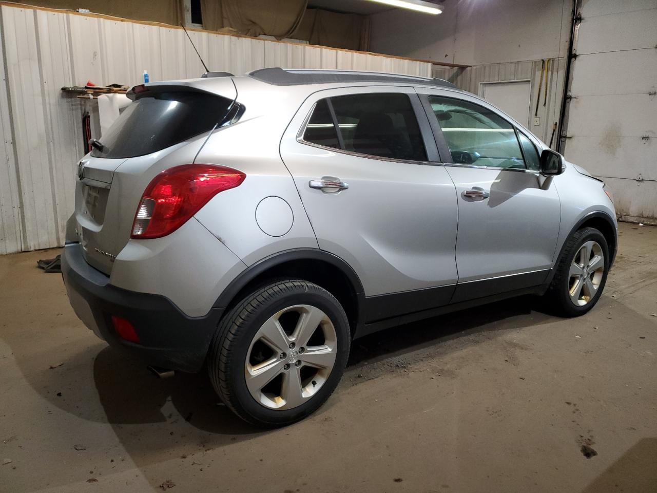 2015 Buick Encore VIN KL4CJESB5FB155432 Copart auction photo, front end / side damage thumbnail 3