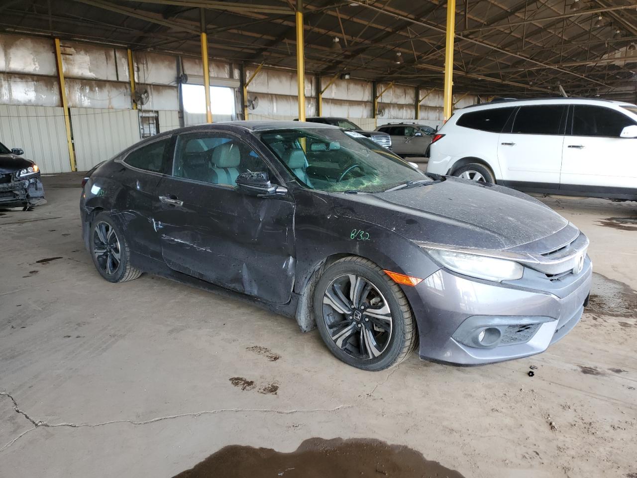 2016 Honda Civic VIN 2HGFC3B93GH351281 Copart auction photo, side damage thumbnail 4