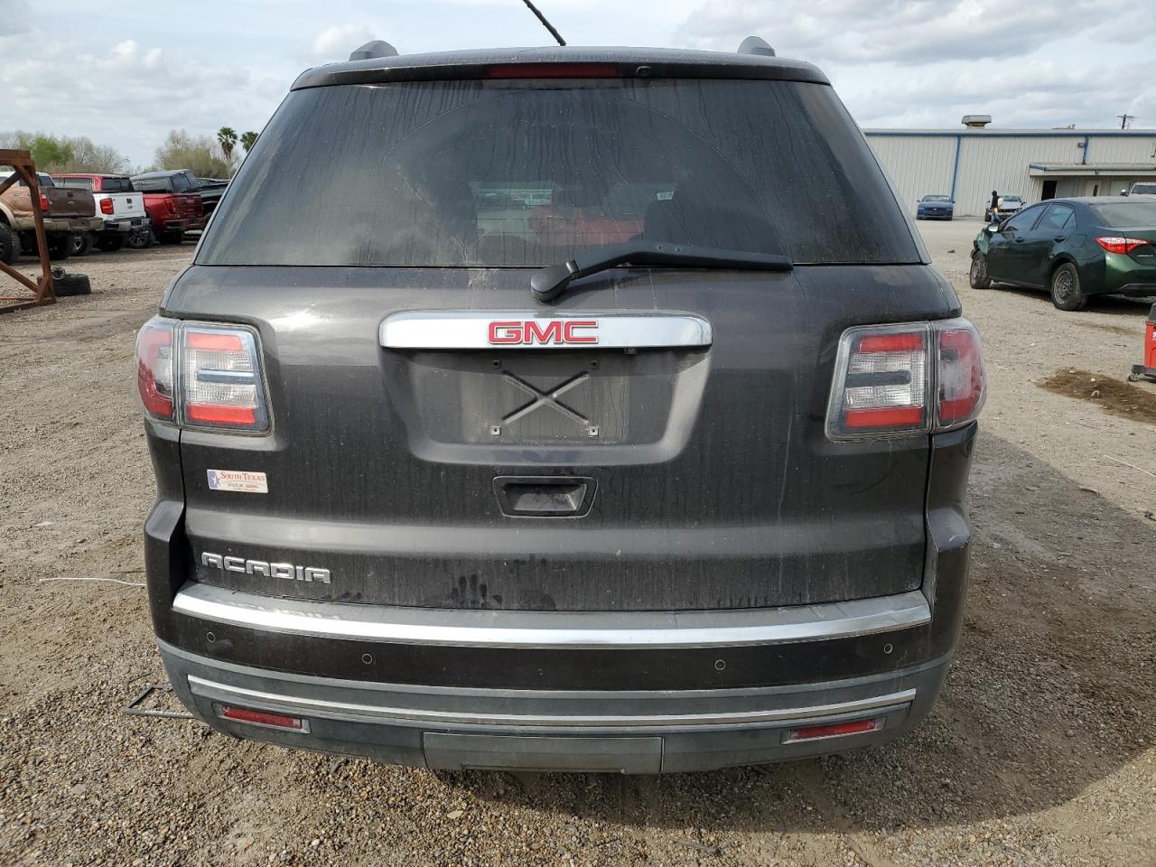 2014 GMC Acadia VIN 1GKKRRKD5EJ370563 Copart auction photo, side / front end damage thumbnail 6
