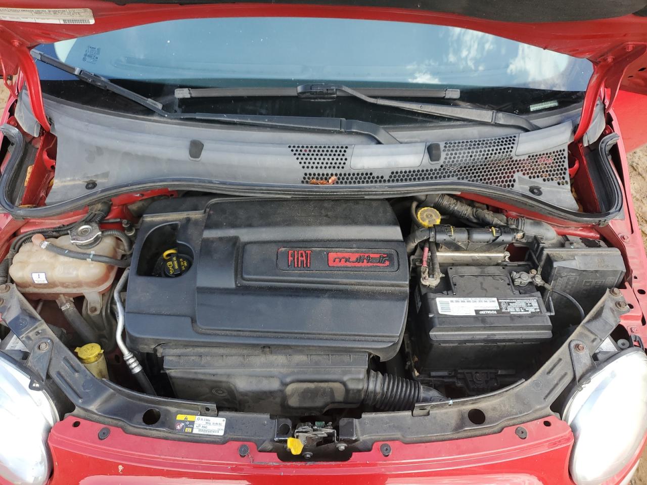 2012 Fiat 500 VIN 3C3CFFAR8CT349155 Copart auction photo, all over damage thumbnail 11