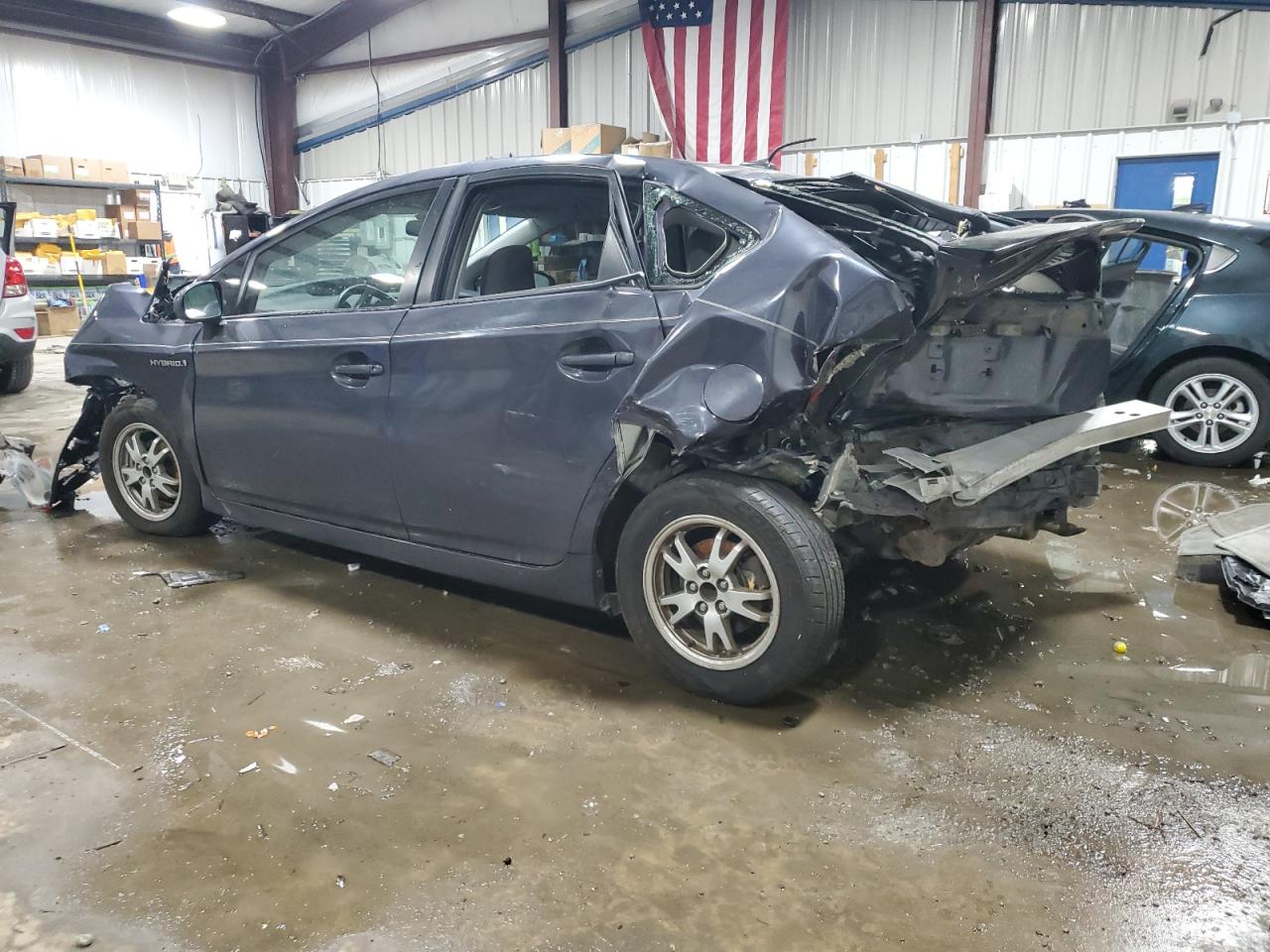 2011 Toyota Prius VIN JTDKN3DU7B0316667 Copart auction photo, rear end / front end damage thumbnail 2