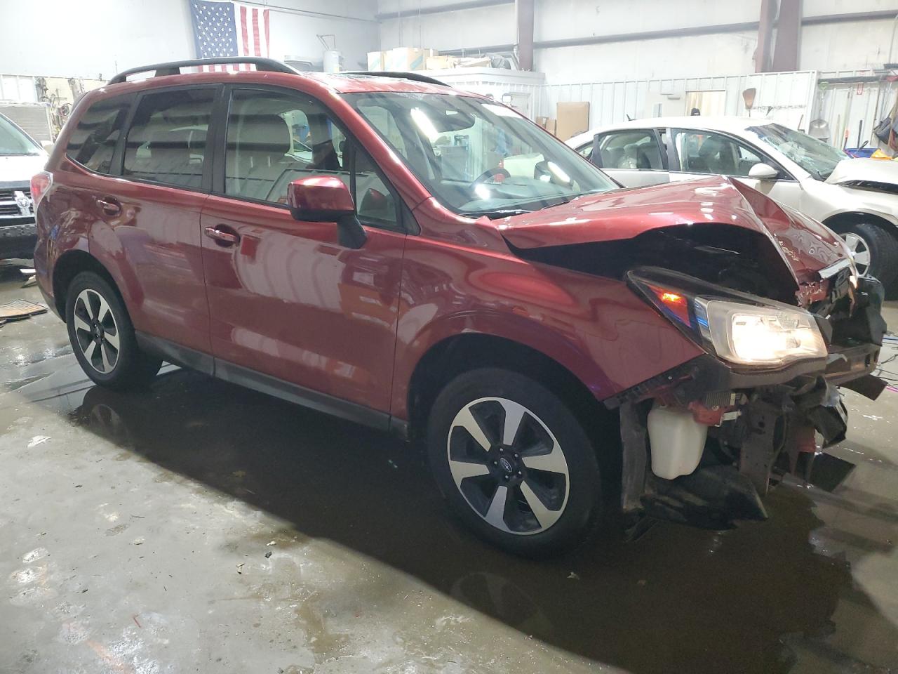 2017 Subaru Forester VIN JF2SJAEC7HH533900 Copart auction photo, front end / mechanical damage thumbnail 4