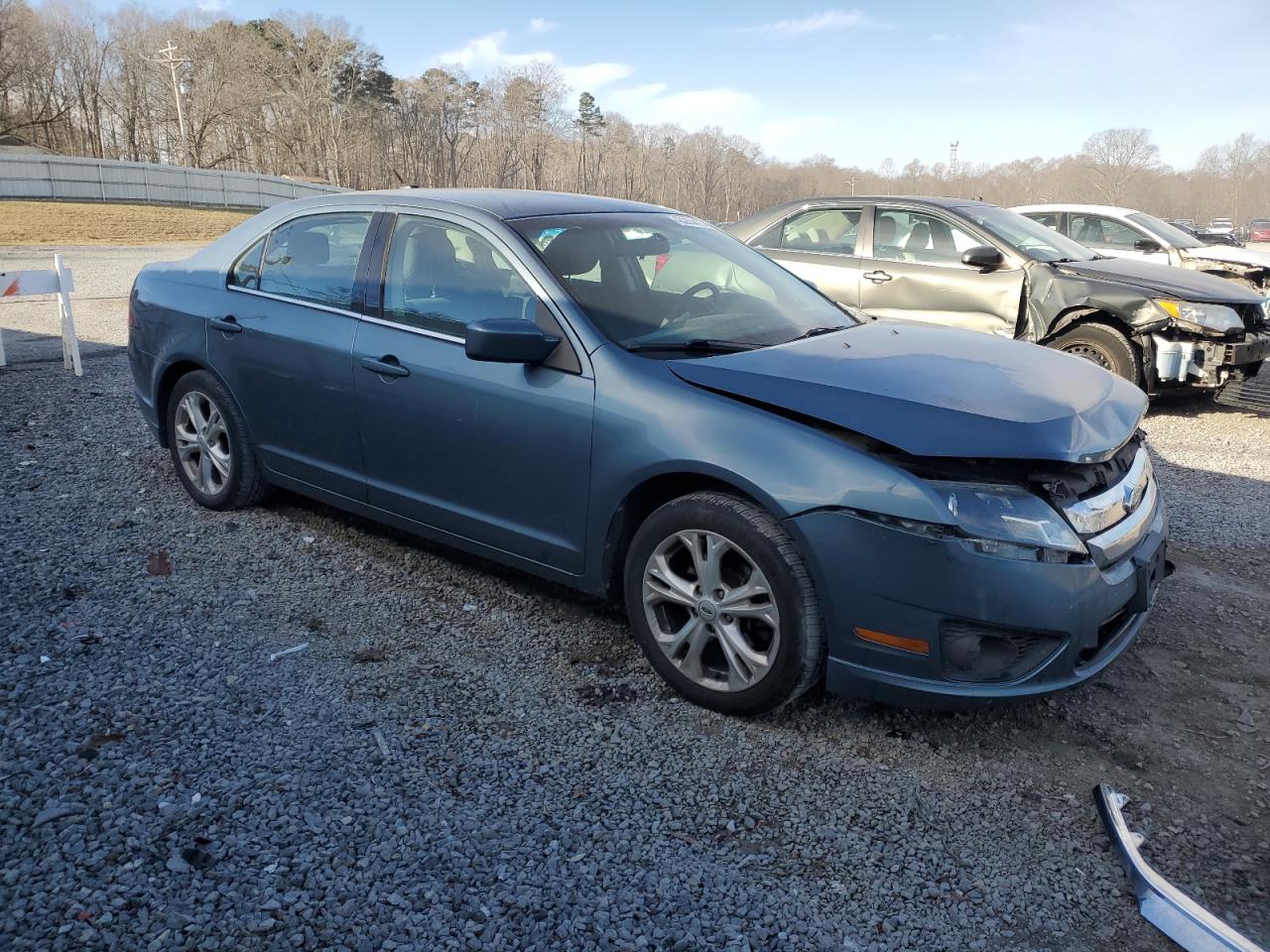 2012 Ford Fusion VIN 3FAHP0HA9CR427991 Copart auction photo, front end / minor dent/scratches damage thumbnail 4