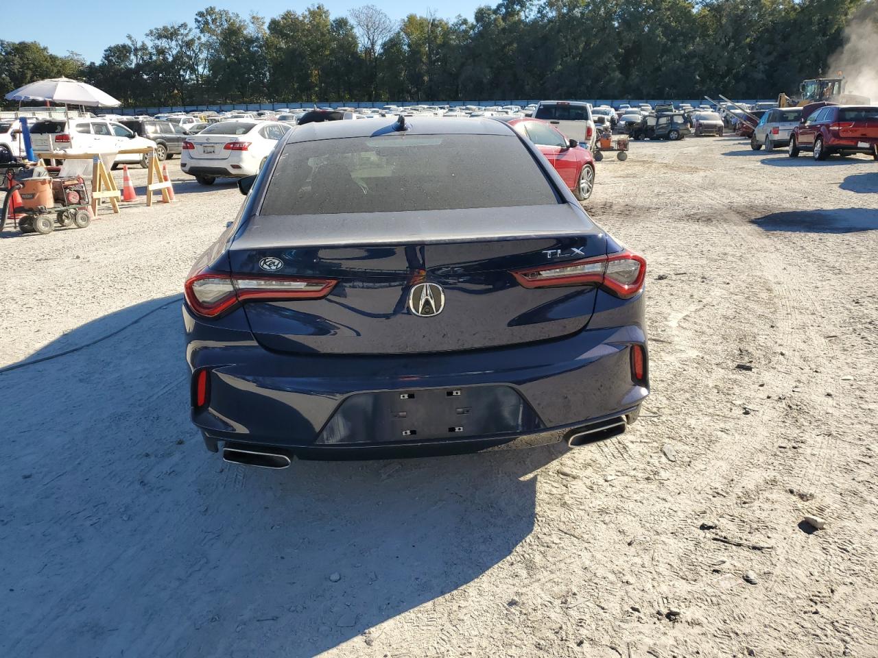 2021 Acura TLX VIN 19UUB5F37MA008656 Copart auction photo, rear end damage thumbnail 6