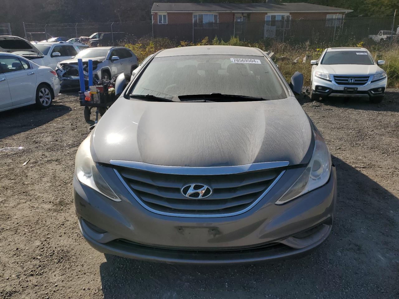 2013 Hyundai Sonata VIN 5NPEB4ACXDH692440 Copart auction photo, vandalism damage thumbnail 5