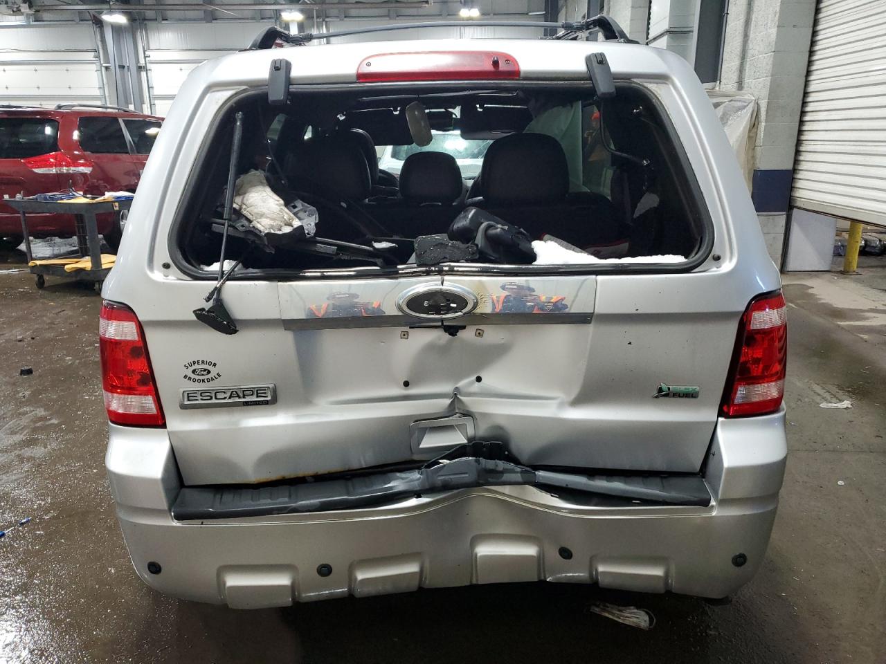 2010 Ford Escape VIN 1FMCU9EG5AKC46314 Copart auction photo, all over damage thumbnail 6