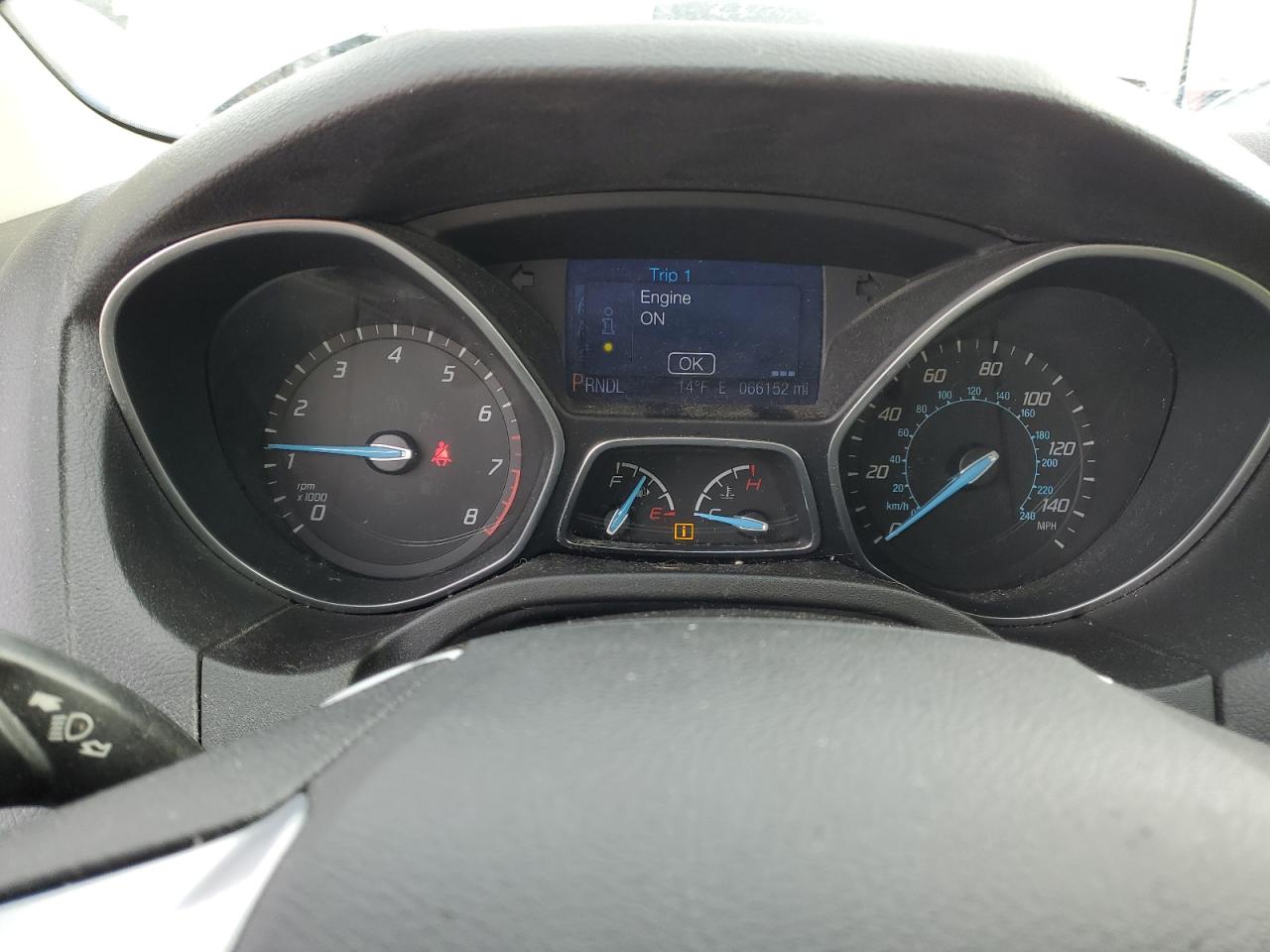 2013 Ford Focus VIN 1FADP3K2XDL261417 Copart auction photo, front end damage thumbnail 9