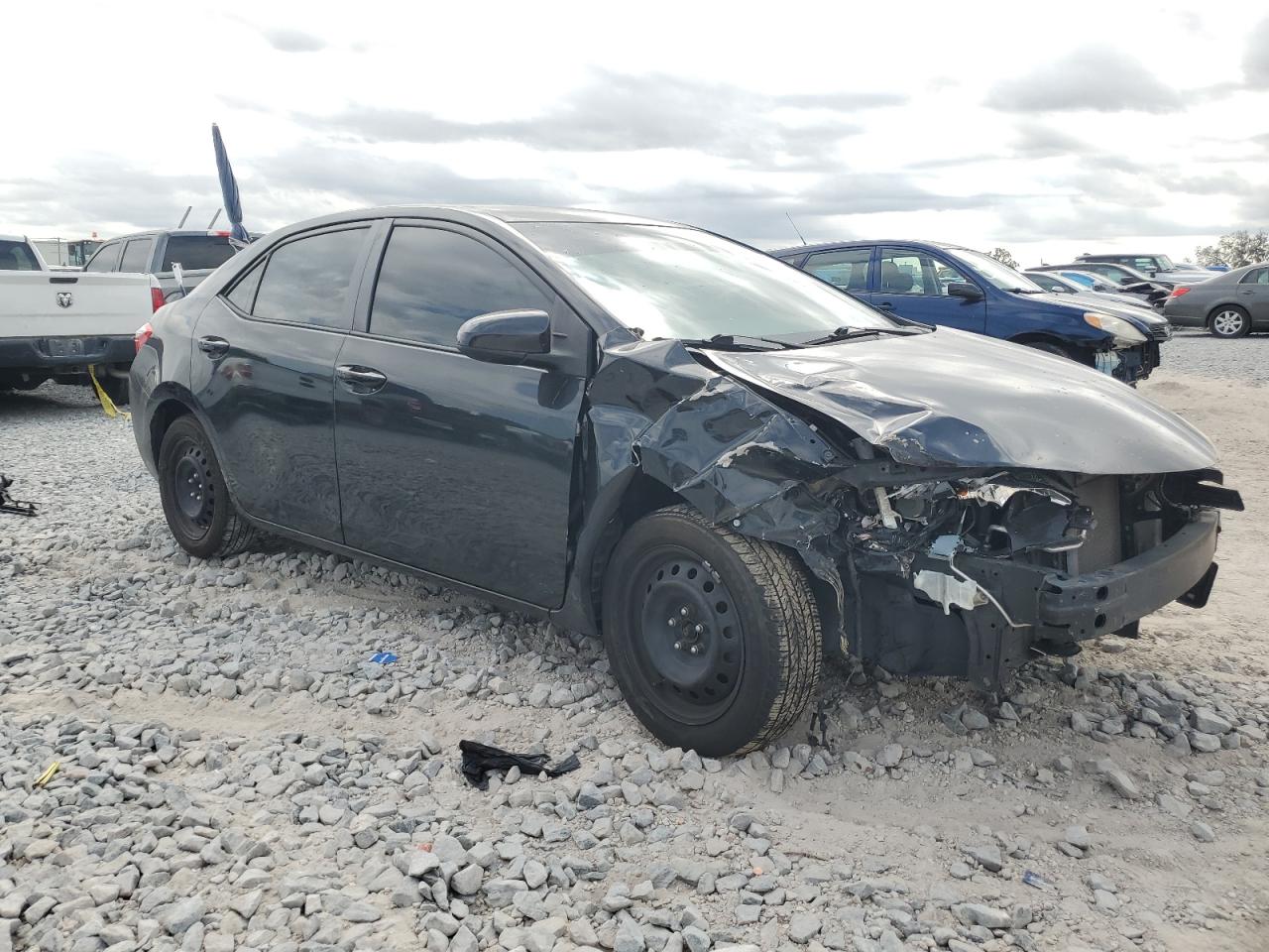 2014 Toyota Corolla VIN 2T1BURHE6EC086915 Copart auction photo, front end damage thumbnail 4