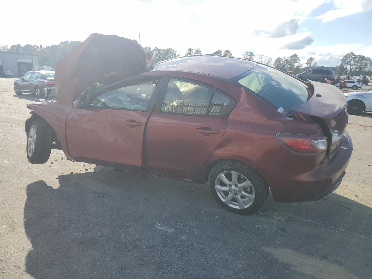 2010 Mazda 3 VIN JM1BL1SG8A1145525 Copart auction photo, all over damage thumbnail 2