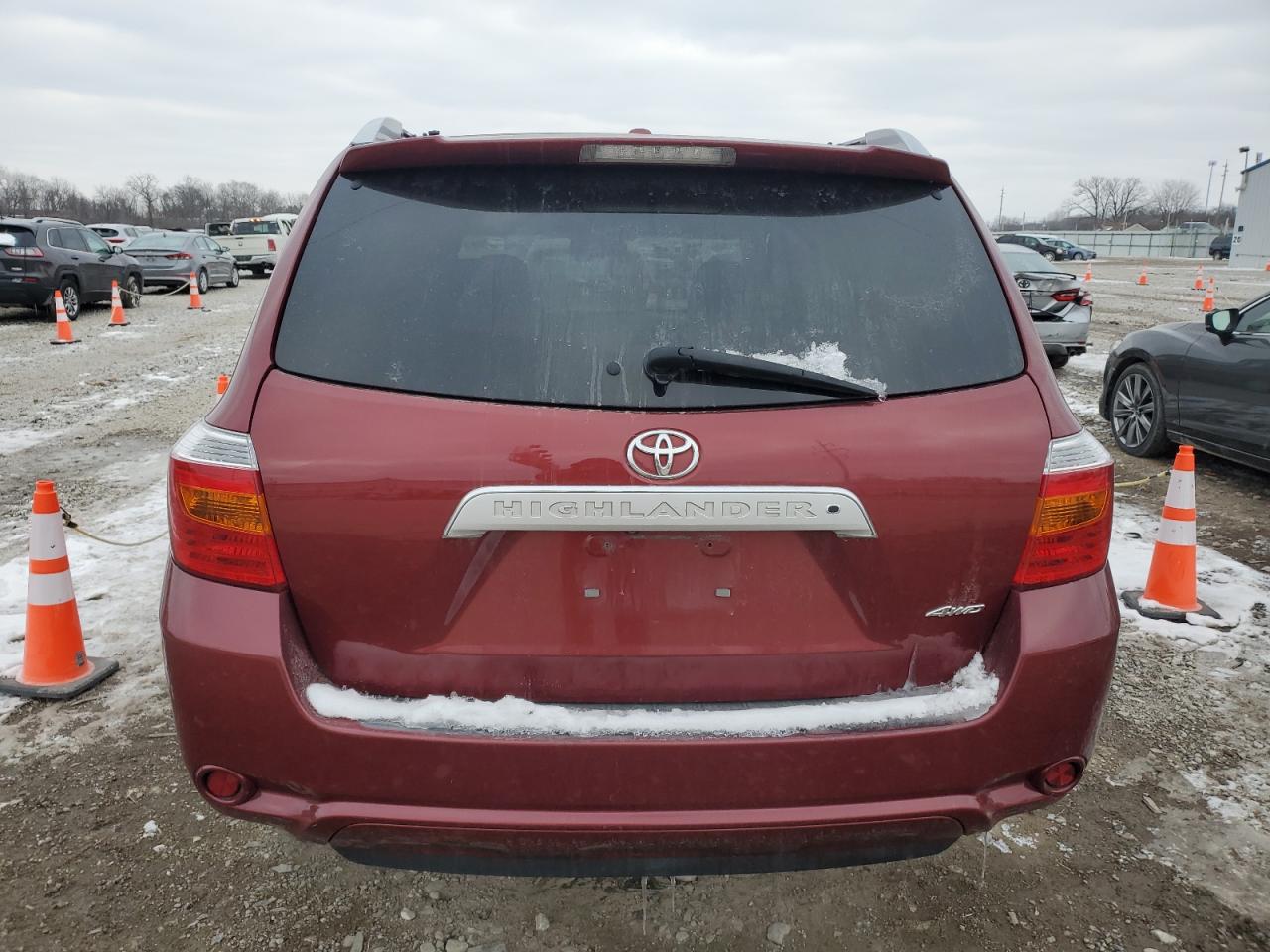 2010 Toyota Highlander VIN 5TDDK3EH3AS038140 Copart auction photo, side / undercarriage damage thumbnail 6