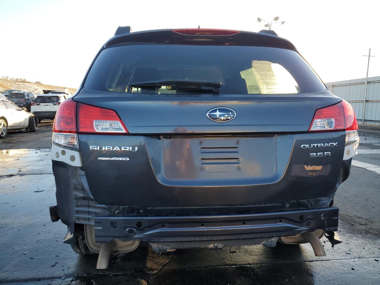 2013 Subaru Outback VIN 4S4BRDKC6D2276783 Copart auction photo, rear end damage thumbnail 6