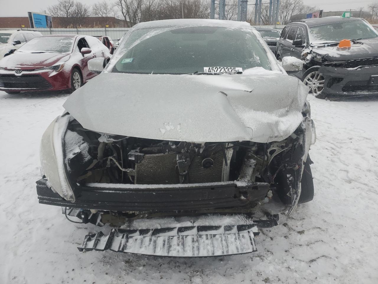 2015 Nissan Sentra VIN 3N1AB7AP9FY228275 Copart auction photo, front end damage thumbnail 5