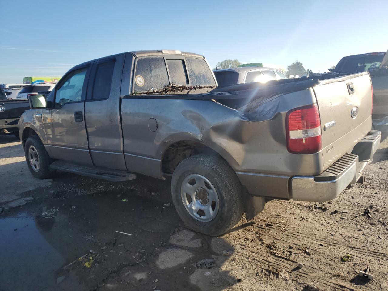 2005 Ford F-150 VIN 1FTPX14505FB44965 Copart auction photo, water/flood / rear end damage thumbnail 2