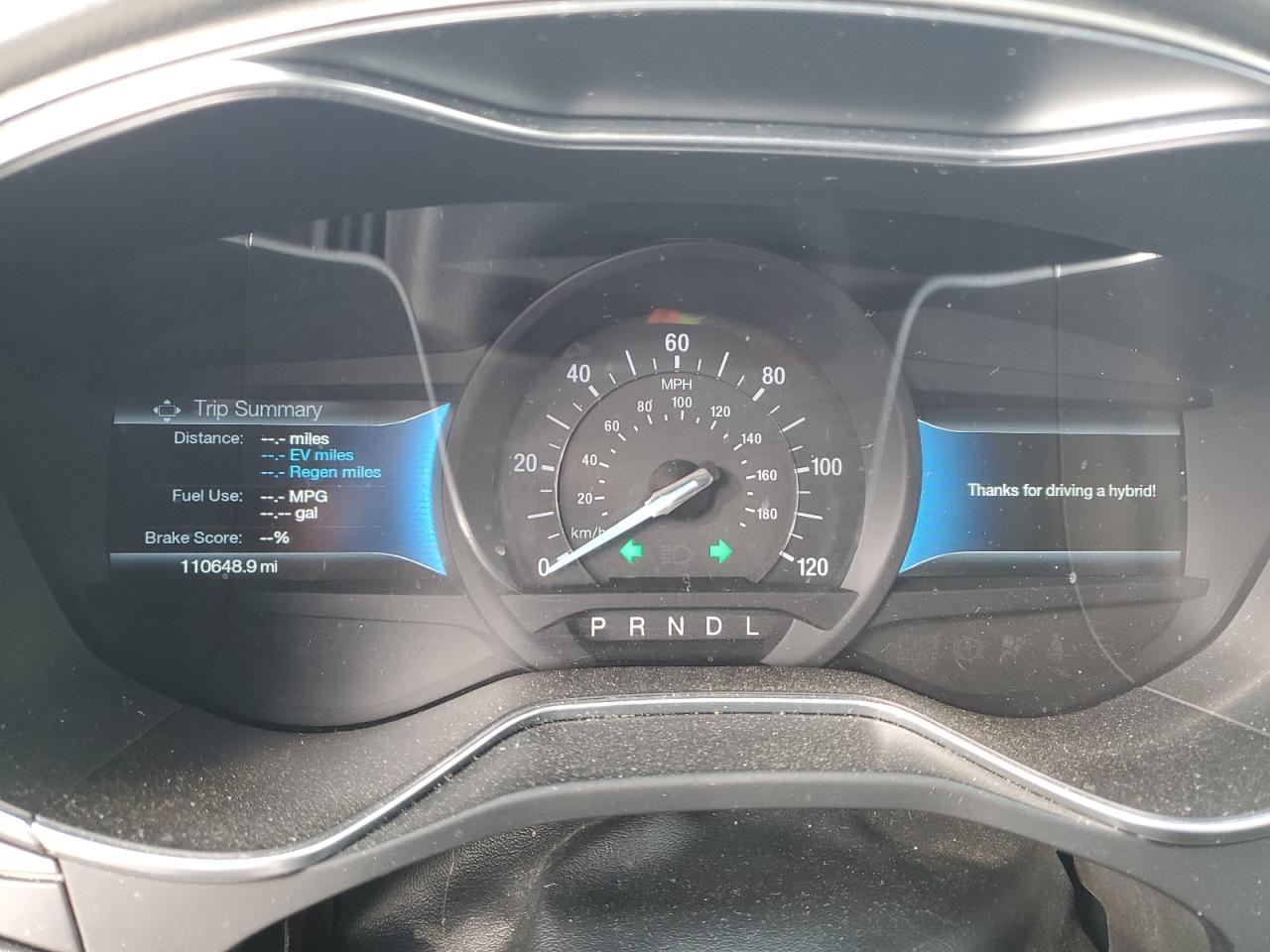 2014 Ford Fusion VIN 3FA6P0LU7ER195189 Copart auction photo, front end / side damage thumbnail 9
