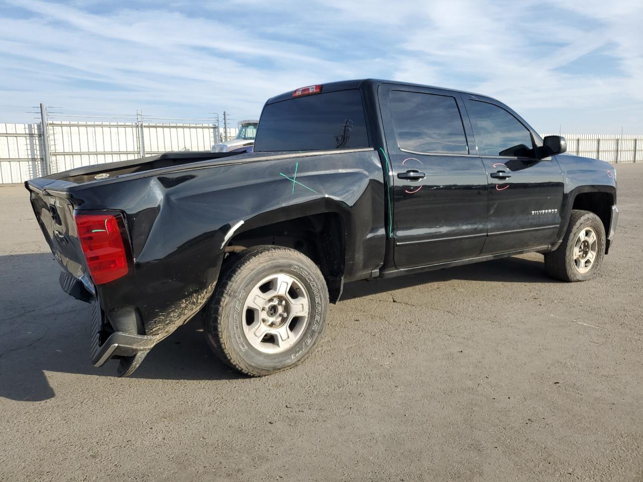 2017 Chevrolet Silverado VIN 3GCPCREC0HG449022 Copart auction photo, rear end damage thumbnail 3