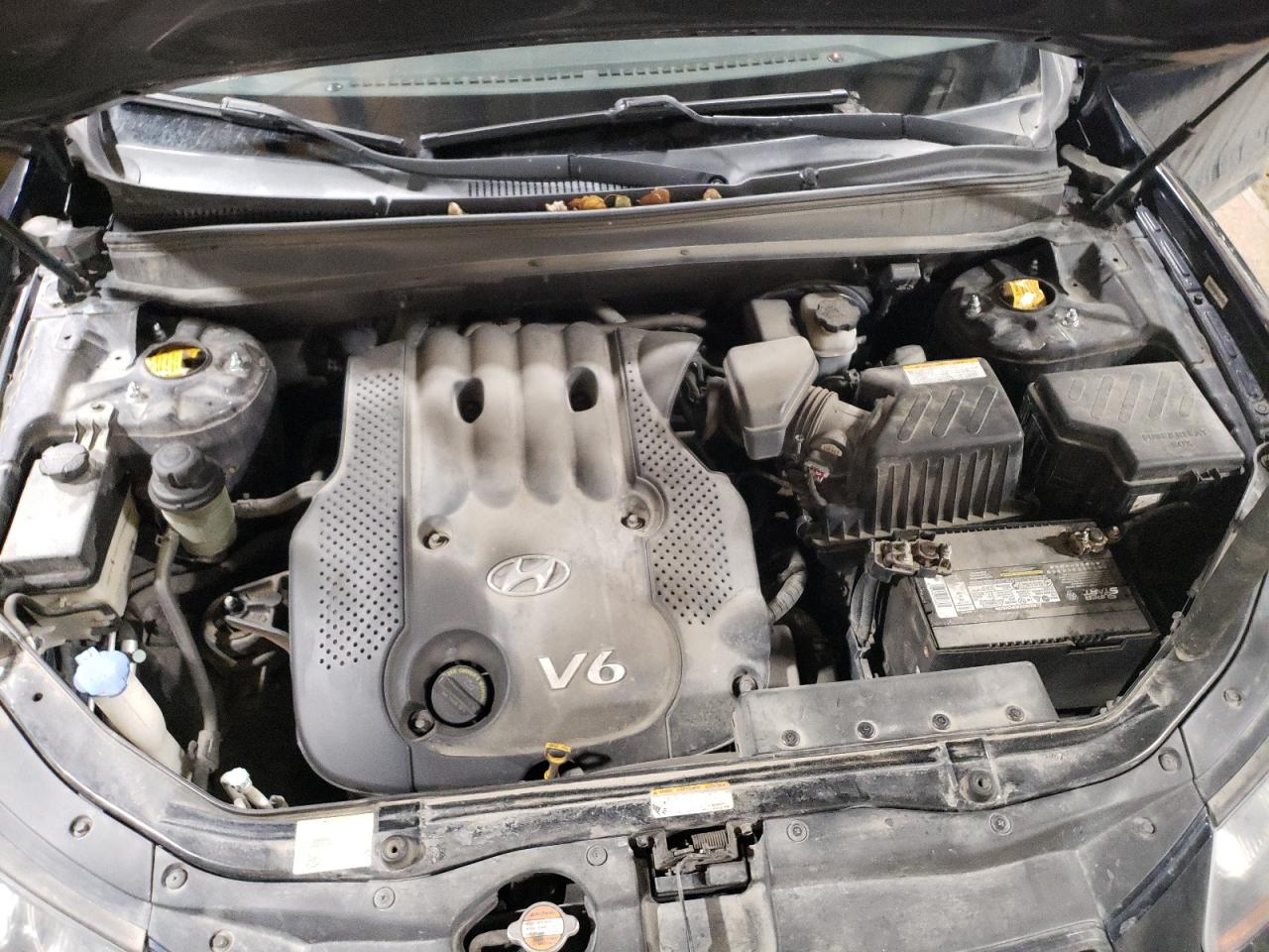 2008 Hyundai Santa Fe VIN 5NMSG73D98H162703 Copart auction photo, front end damage thumbnail 13