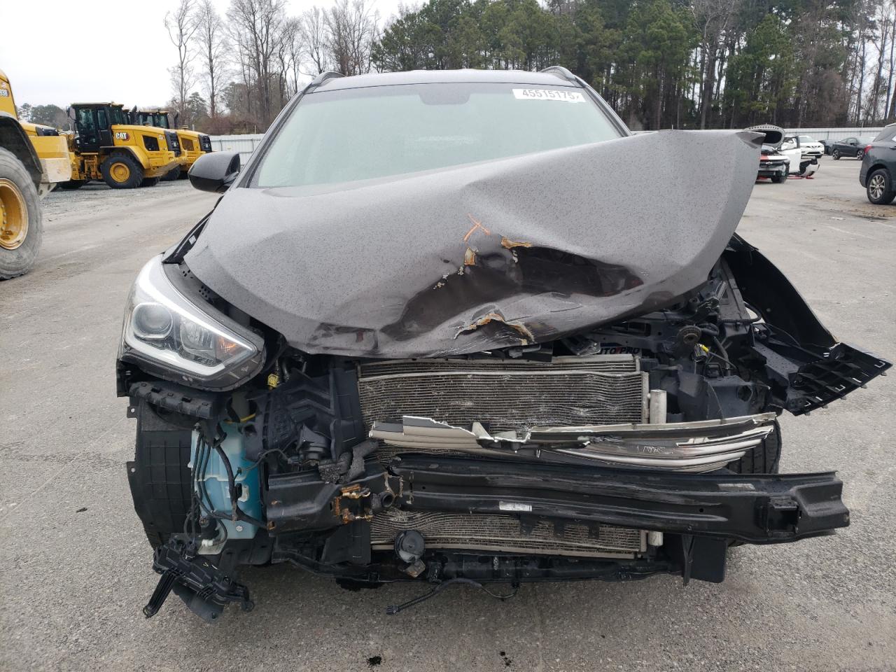 2017 Hyundai Santa Fe VIN KM8SMDHFXHU225720 Copart auction photo, front end damage thumbnail 5
