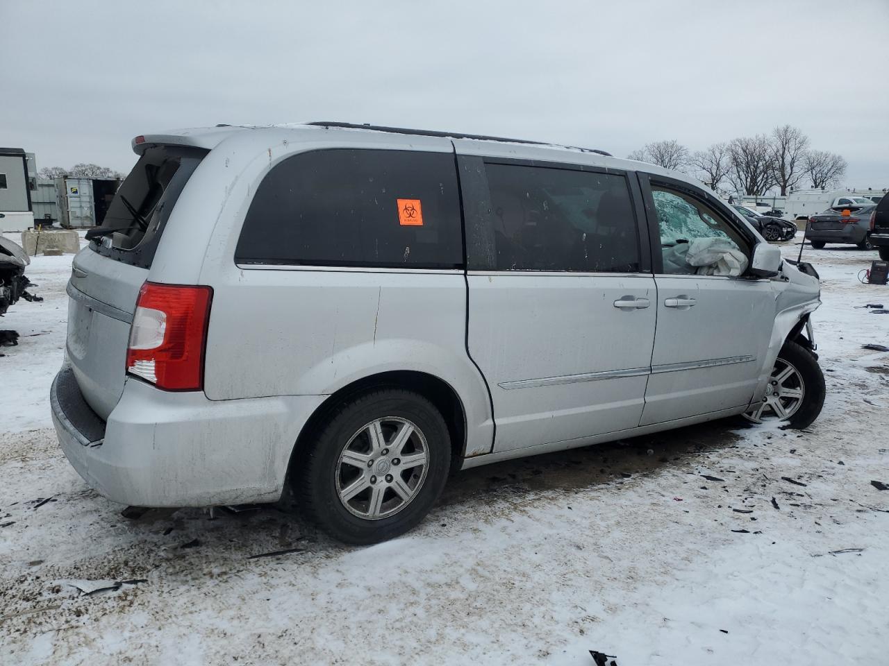 2012 Chrysler Town & Country VIN 2C4RC1CG6CR172220 Copart auction photo, all over damage thumbnail 3