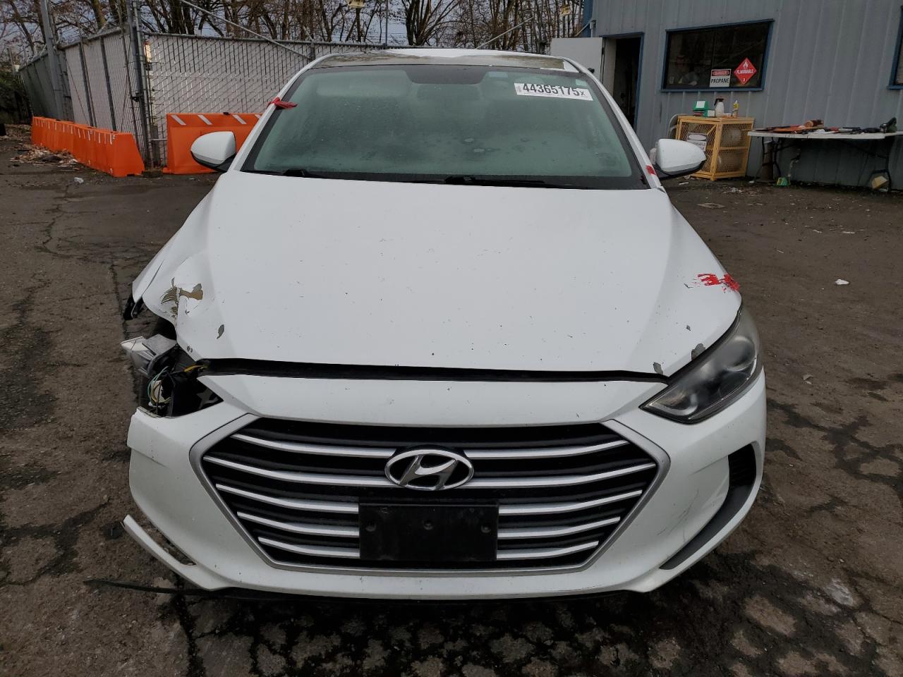 2017 Hyundai Elantra VIN 5NPD74LFXHH166481 Copart auction photo, front end damage thumbnail 5