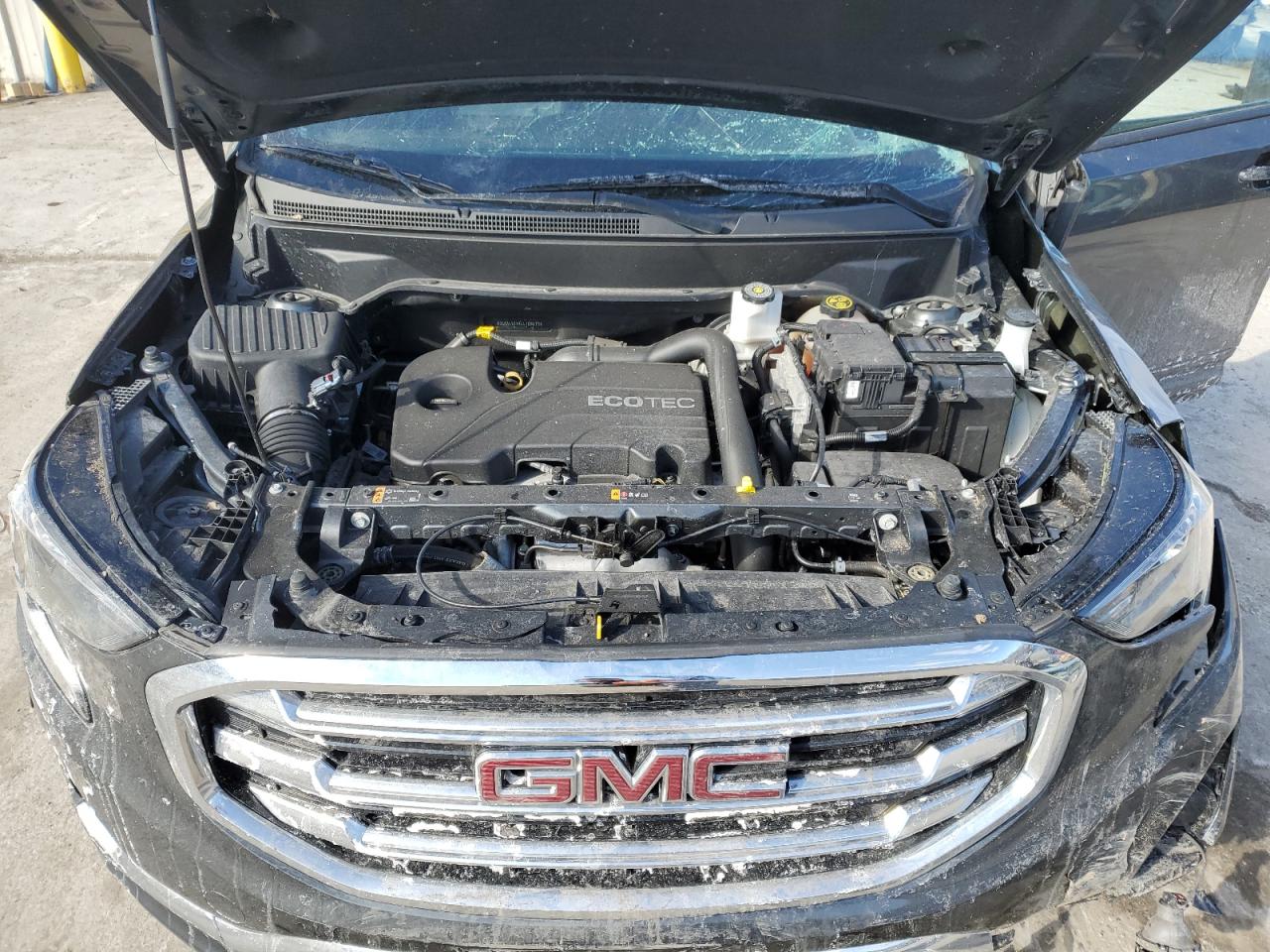 2020 GMC Terrain VIN 3GKALVEV4LL105679 Copart auction photo, front end / undercarriage damage thumbnail 12