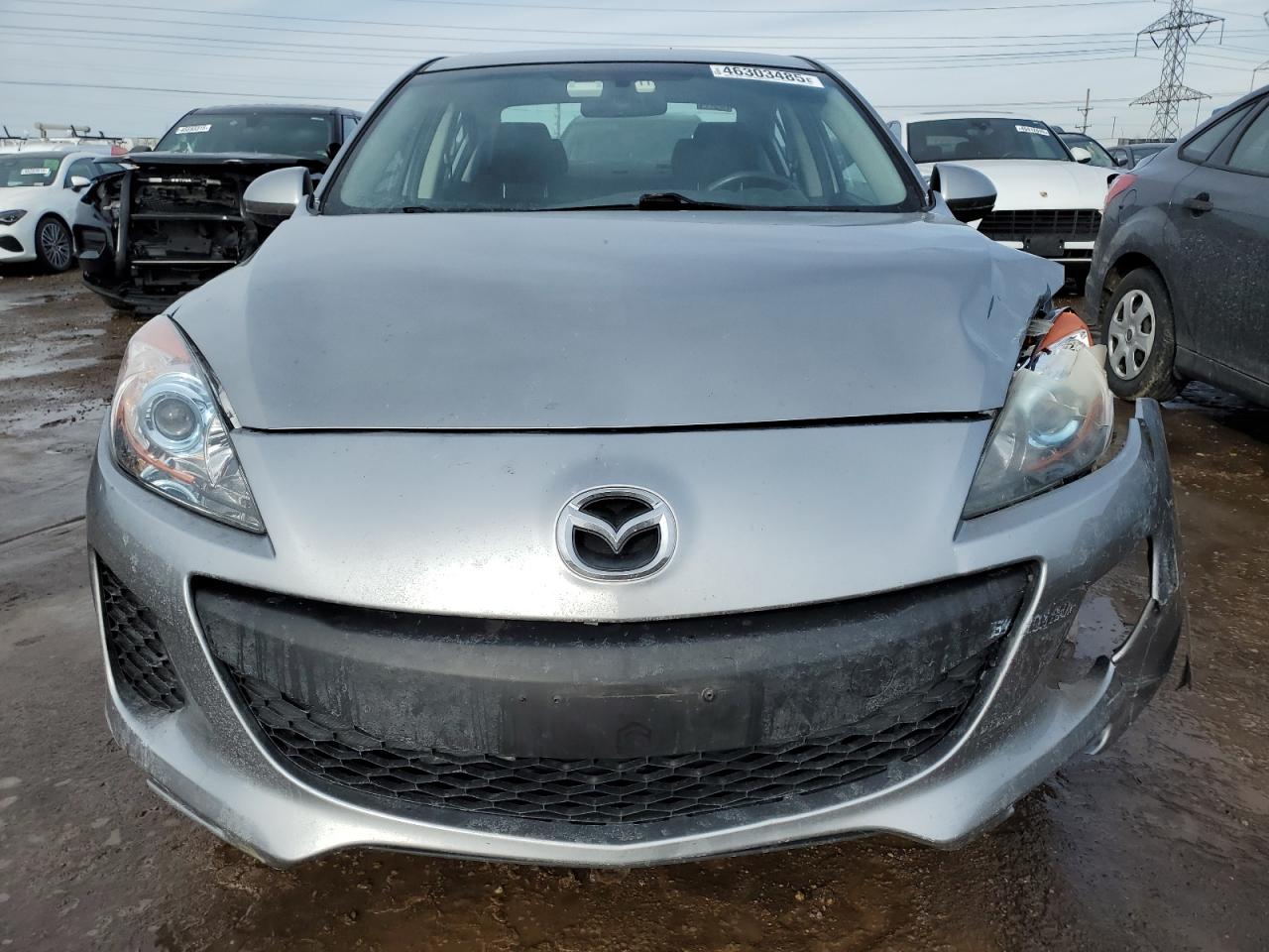 2012 Mazda 3 VIN JM1BL1V71C1606904 Copart auction photo, front end / minor dent/scratches damage thumbnail 5