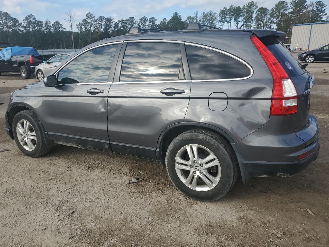 2011 Honda CR-V VIN 5J6RE4H75BL032424 Copart auction photo, all over damage thumbnail 2
