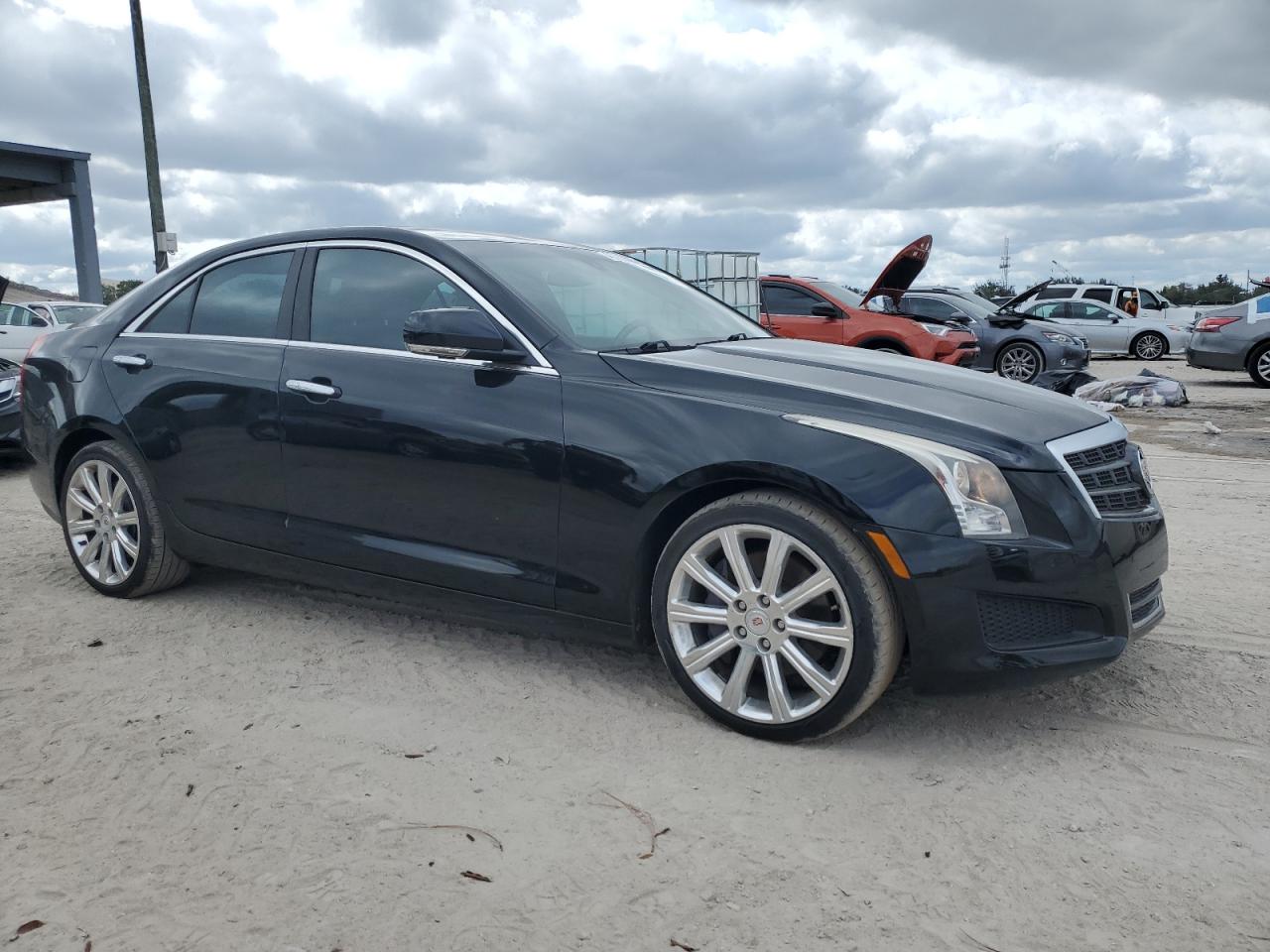 2014 Cadillac ATS VIN 1G6AH5RX6E0100754 Copart auction photo, front end / minor dent/scratches damage thumbnail 4