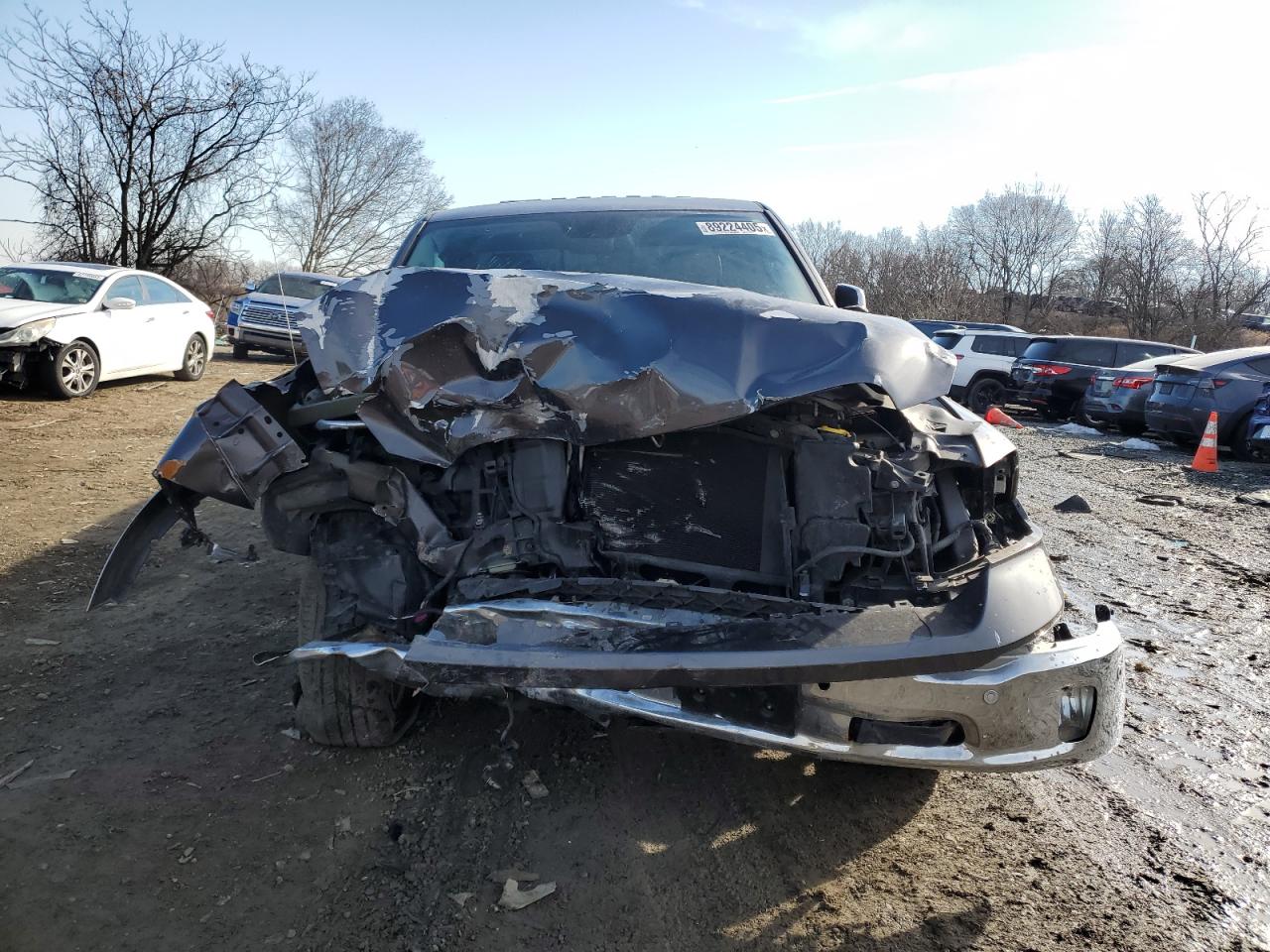 2014 RAM 1500 VIN 1C6RR7VT8ES244488 Copart auction photo, front end / rear end damage thumbnail 5