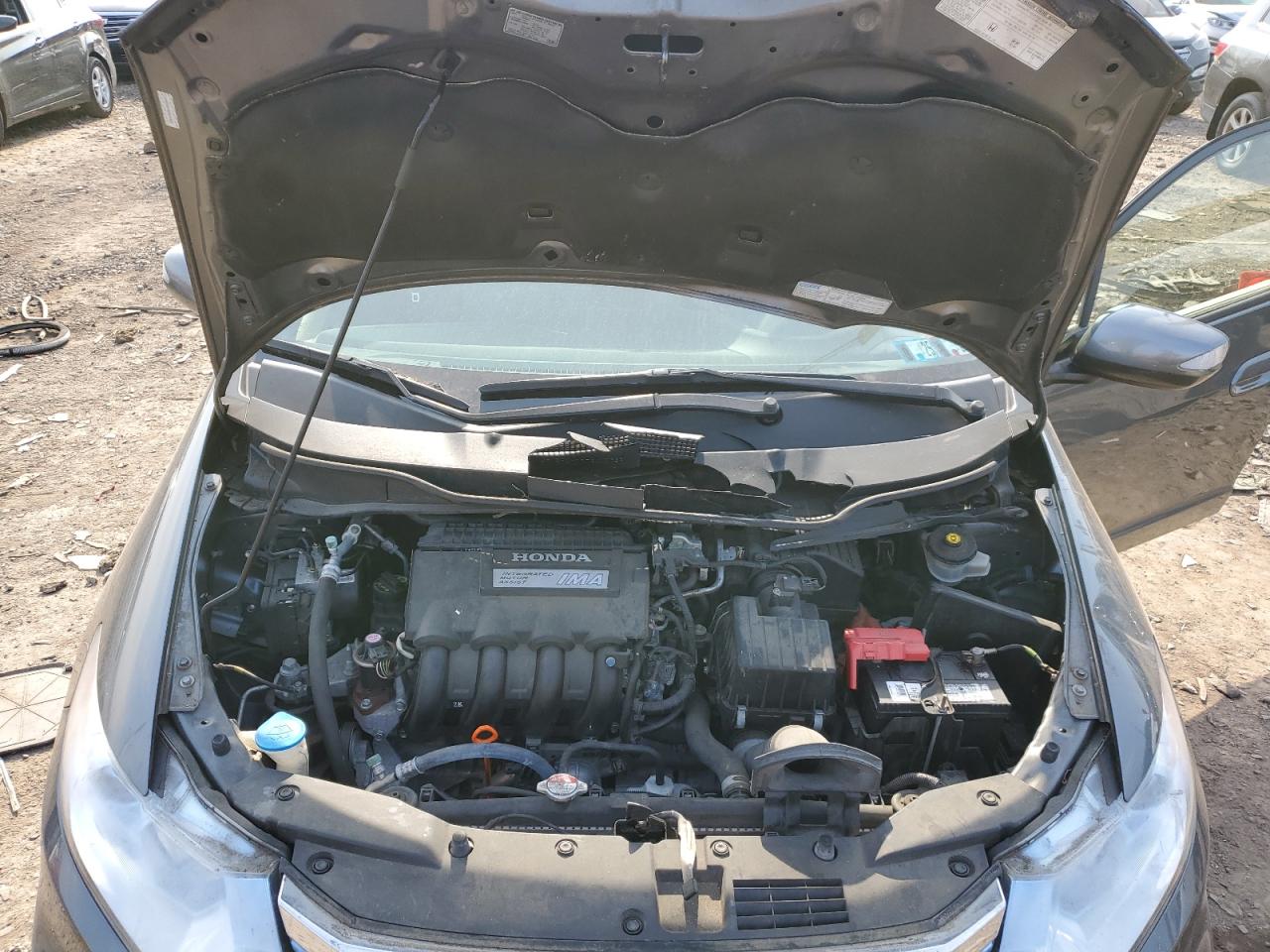 2014 Honda Insight VIN JHMZE2H79ES000935 Copart auction photo, front end / rear end damage thumbnail 11