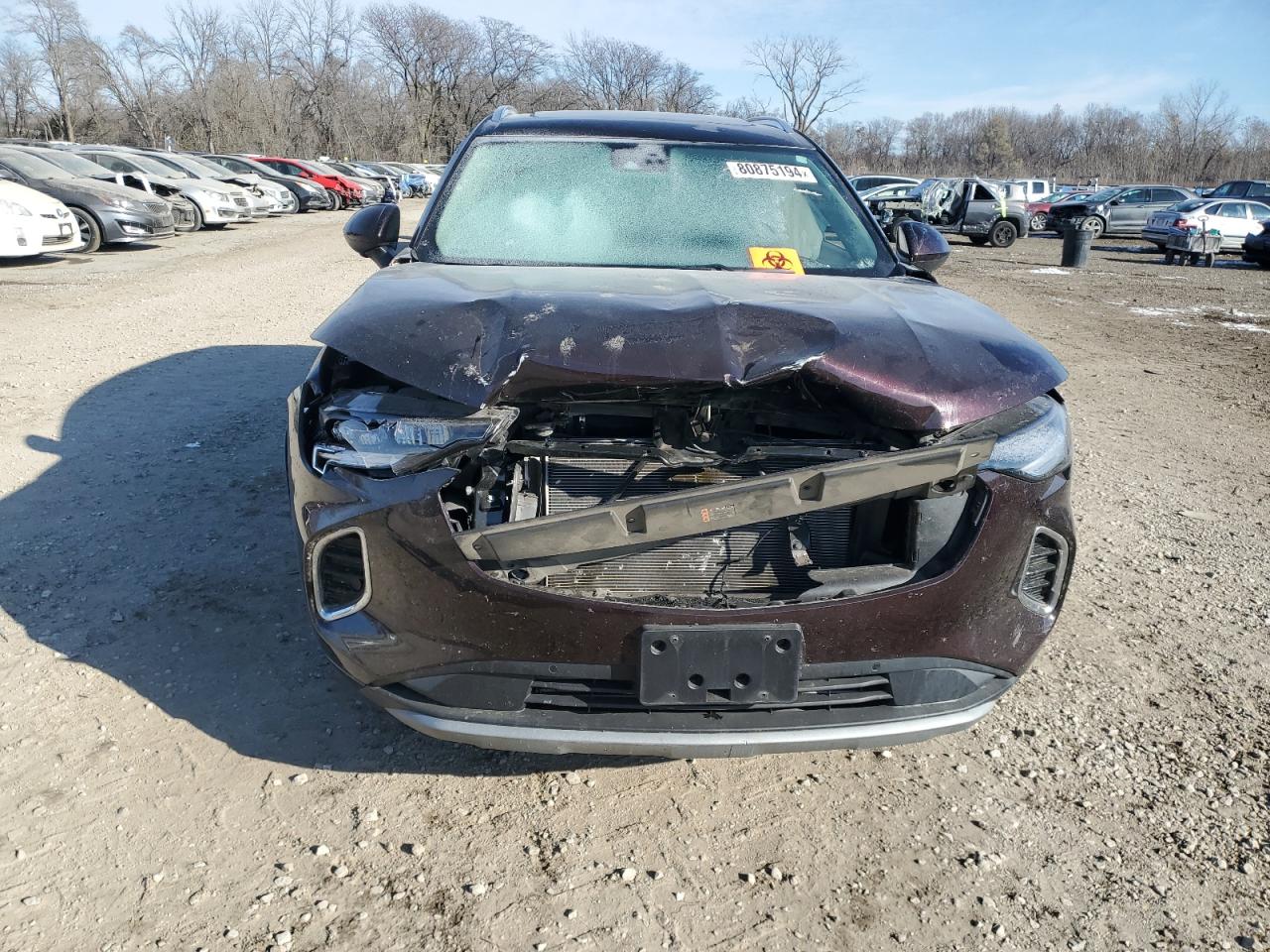 2022 Buick Envision VIN LRBFZSR46ND015098 Copart auction photo, front end damage thumbnail 5