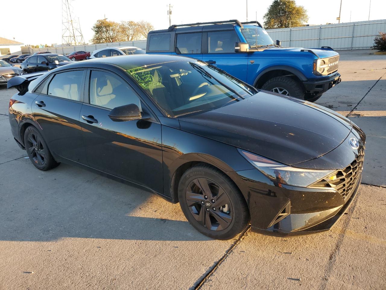 2021 Hyundai Elantra VIN 5NPLM4AG4MH043768 Copart auction photo, rear end / minor dent/scratches damage thumbnail 4