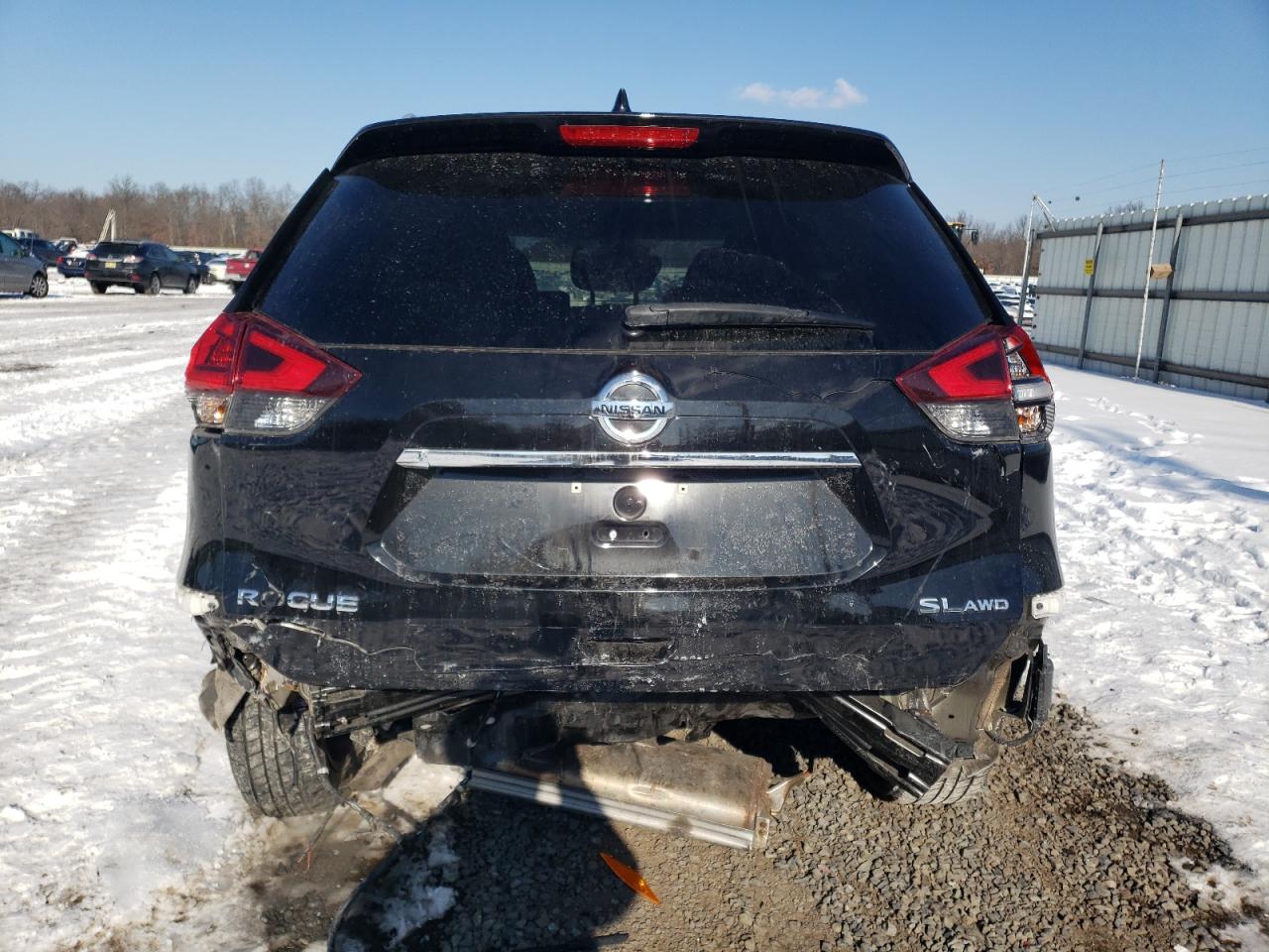 2020 Nissan Rogue VIN 5N1AT2MV7LC718768 Copart auction photo, rear end / front end damage thumbnail 6