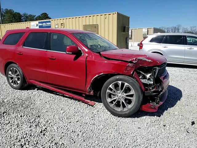 2019 Dodge Durango VIN 1C4RDHDG7KC684337 Copart auction photo, front end / side damage thumbnail 14