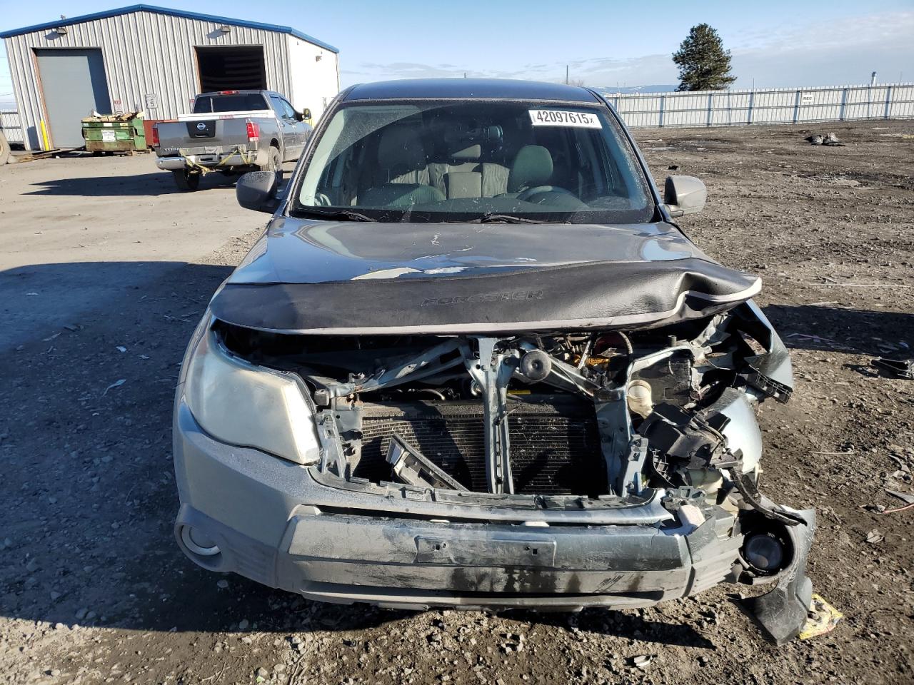 2009 Subaru Forester VIN JF2SH61619H763443 Copart auction photo, front end damage thumbnail 5