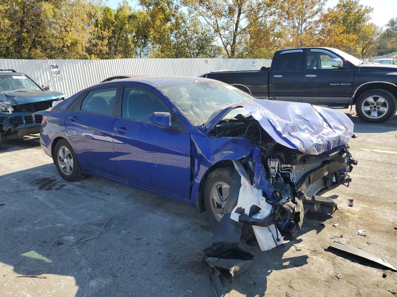 2024 Hyundai Elantra VIN KMHLL4DGXRU742183 Copart auction photo, front end damage thumbnail 4