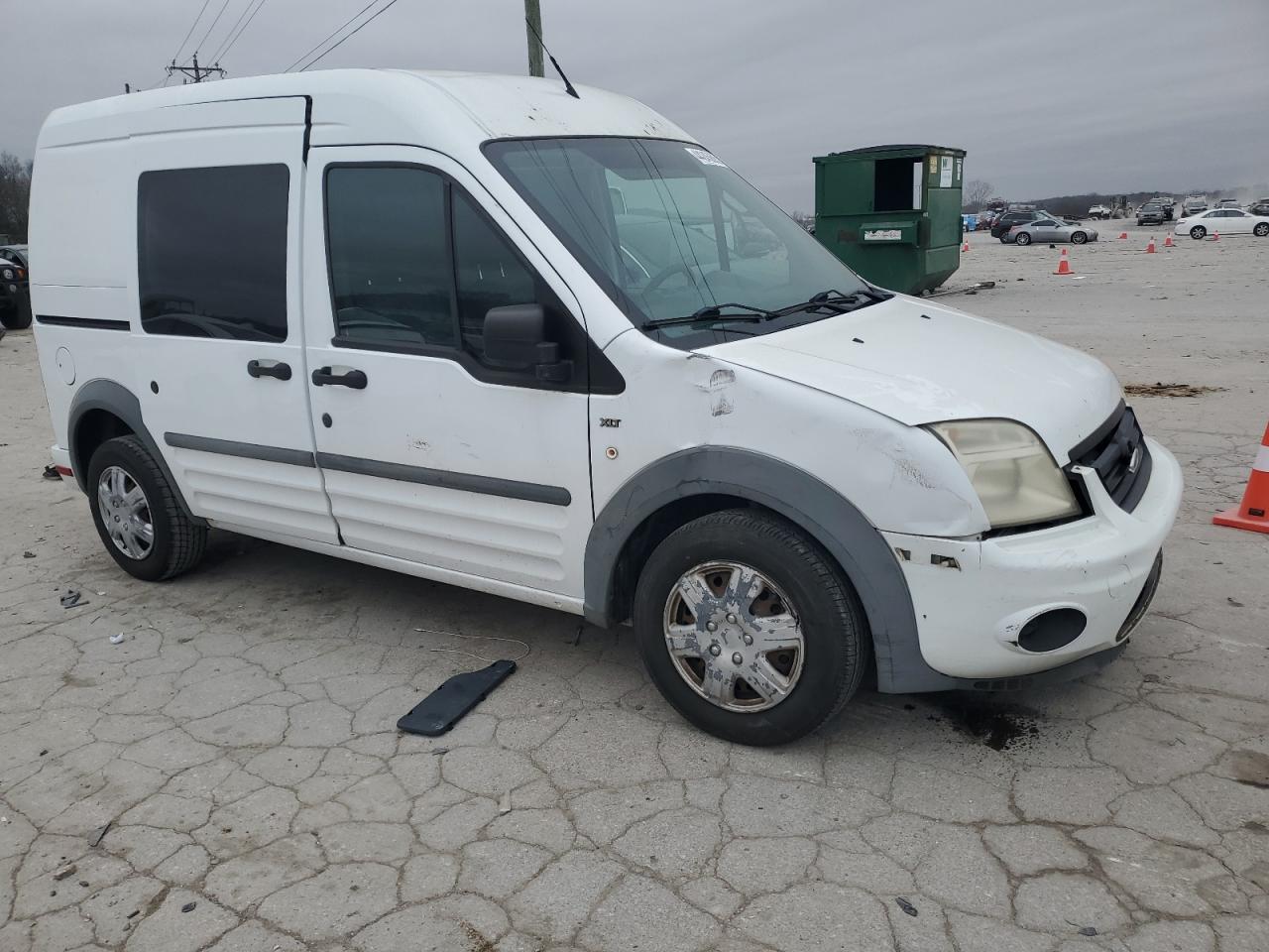 2011 Ford Transit VIN NM0LS7BN8BT044173 Copart auction photo, side / front end damage thumbnail 4