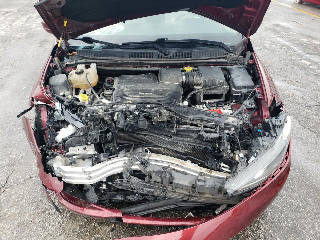 2017 Chrysler Pacifica VIN 2C4RC1EG0HR844762 Copart auction photo, front end damage thumbnail 12