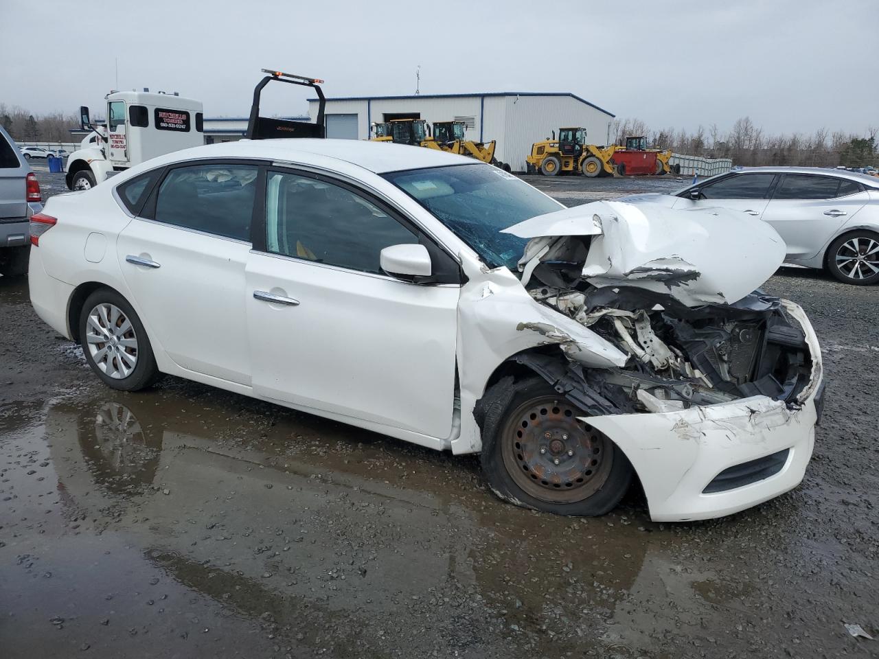2013 Nissan Sentra VIN 3N1AB7AP2DL690090 Copart auction photo, front end / mechanical damage thumbnail 4