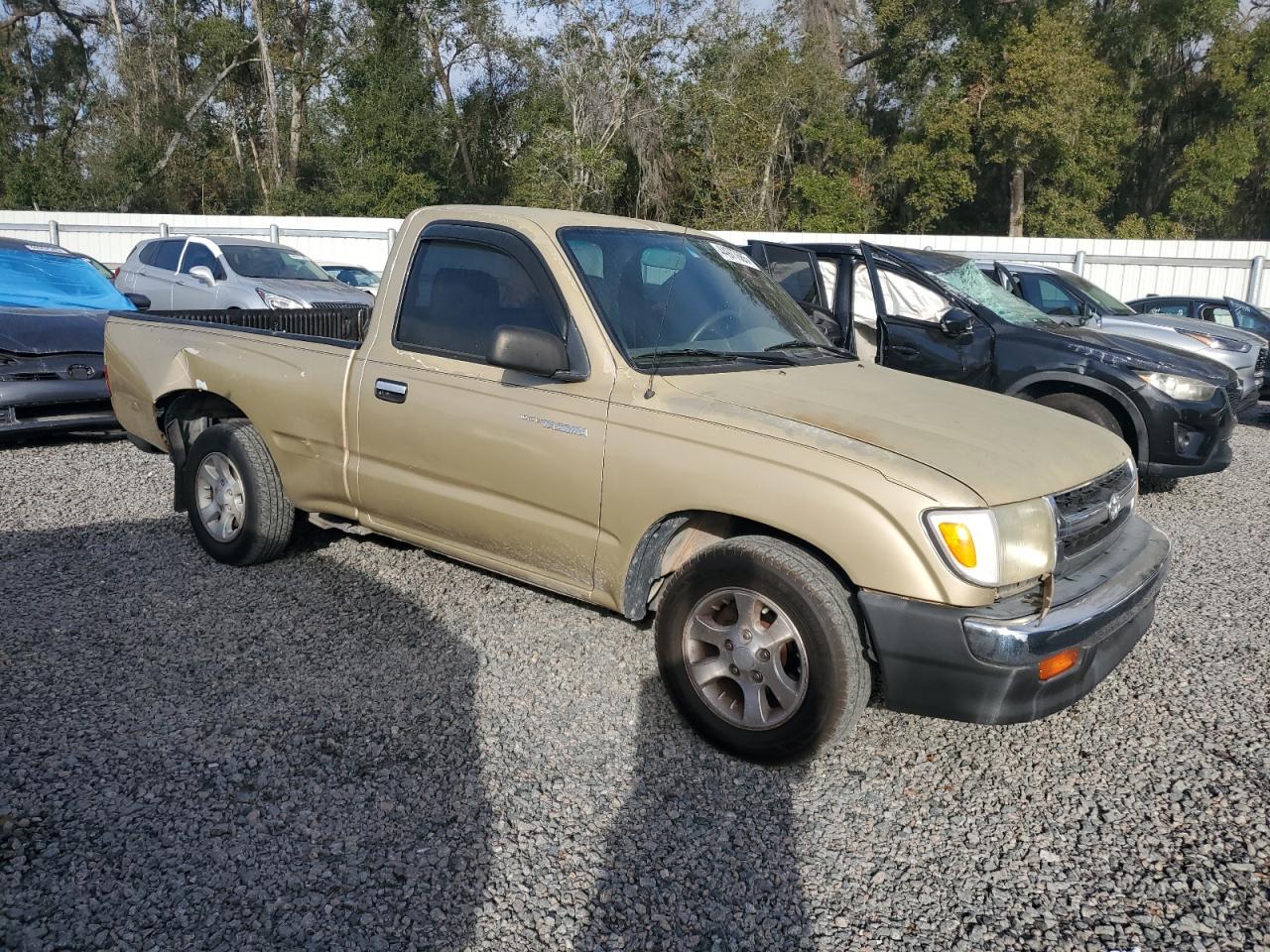 1999 Toyota Tacoma VIN 4TANL42N1XZ520156 Copart auction photo, rear end damage thumbnail 4