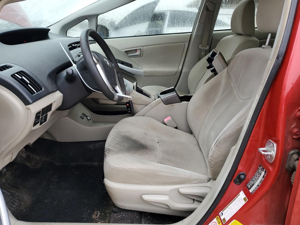 2013 Toyota Prius VIN JTDKN3DU8D1722129 Copart auction photo, front end damage thumbnail 7