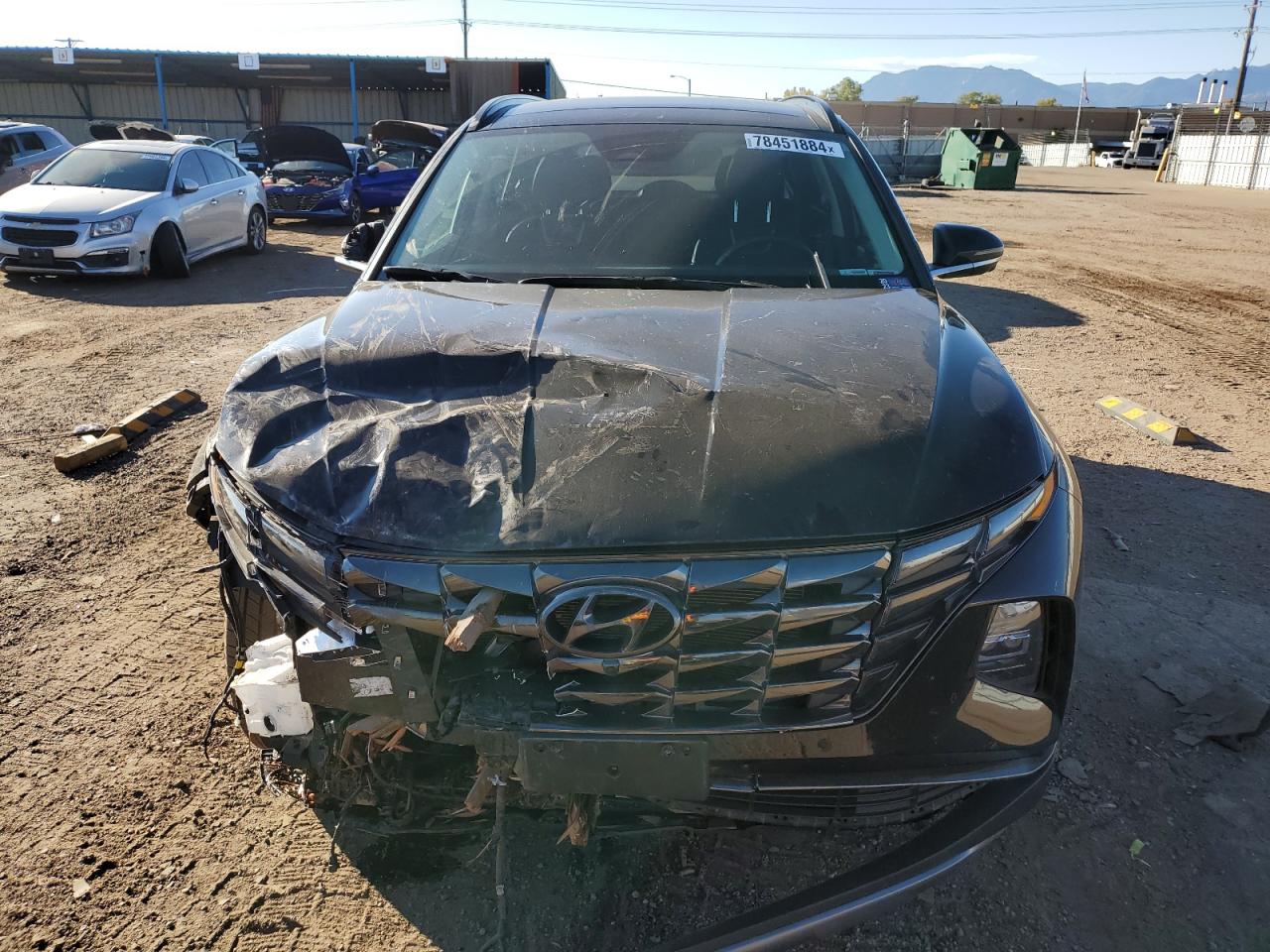 2022 Hyundai Tucson VIN 5NMJECAE4NH085398 Copart auction photo, front end / undercarriage damage thumbnail 5