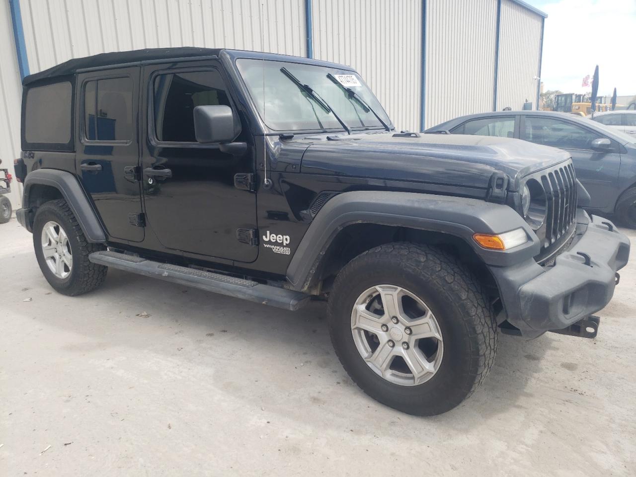 2020 Jeep Wrangler VIN 1C4HJXDN2LW225567 Copart auction photo, mechanical / minor dent/scratches damage thumbnail 4