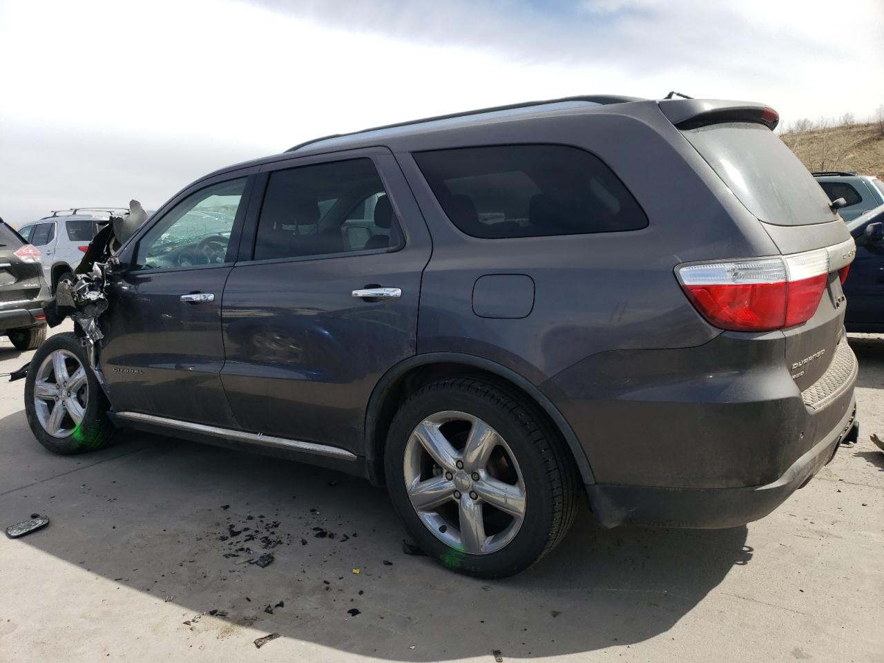 2013 Dodge Durango VIN 1C4SDJETXDC688227 Copart auction photo, front end / side damage thumbnail 2