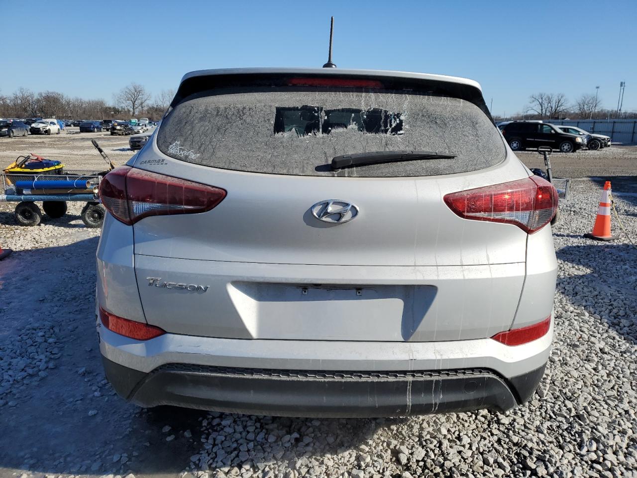 2017 Hyundai Tucson VIN KM8J23A46HU555472 Copart auction photo, front end damage thumbnail 6