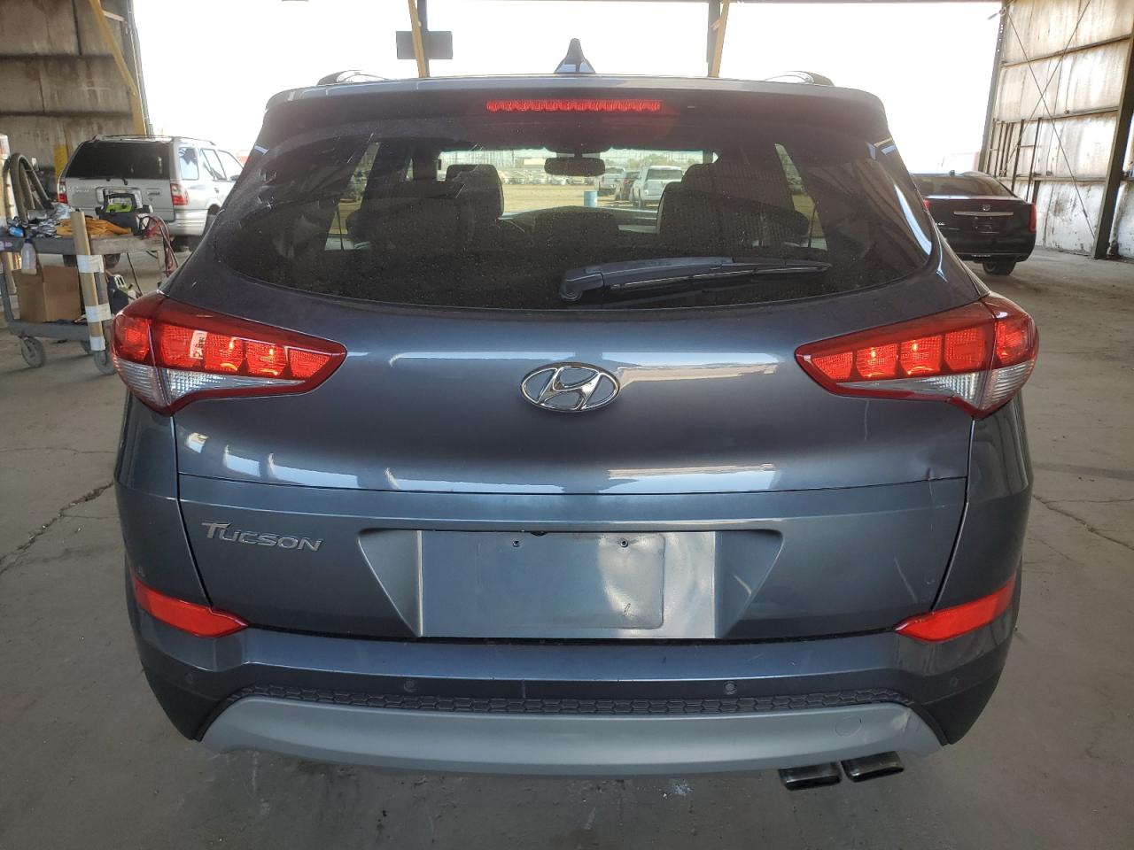 2018 Hyundai Tucson VIN KM8J33A23JU823248 Copart auction photo, front end damage thumbnail 6