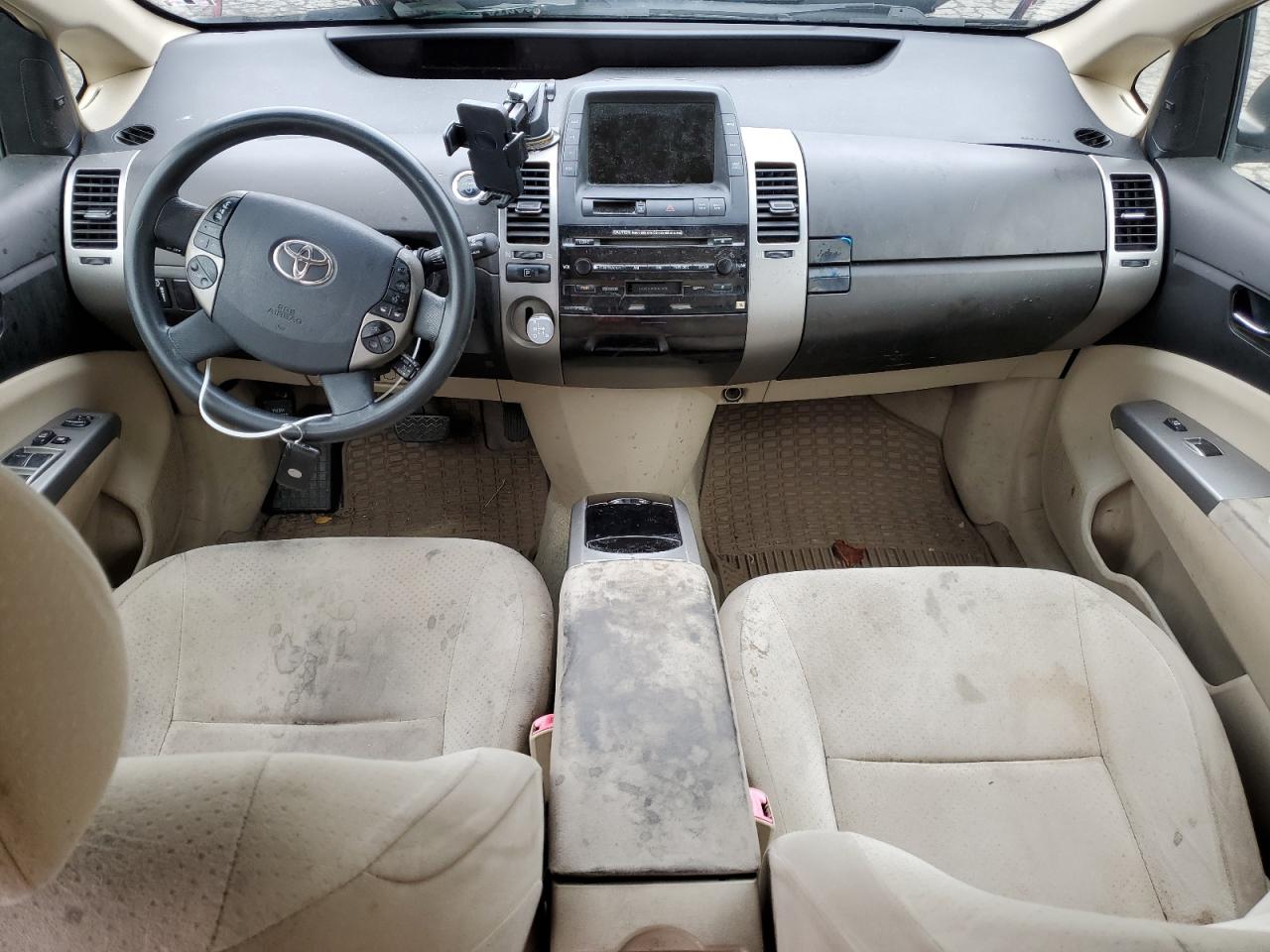2005 Toyota Prius VIN JTDKB20UX57023365 Copart auction photo, all over damage thumbnail 8